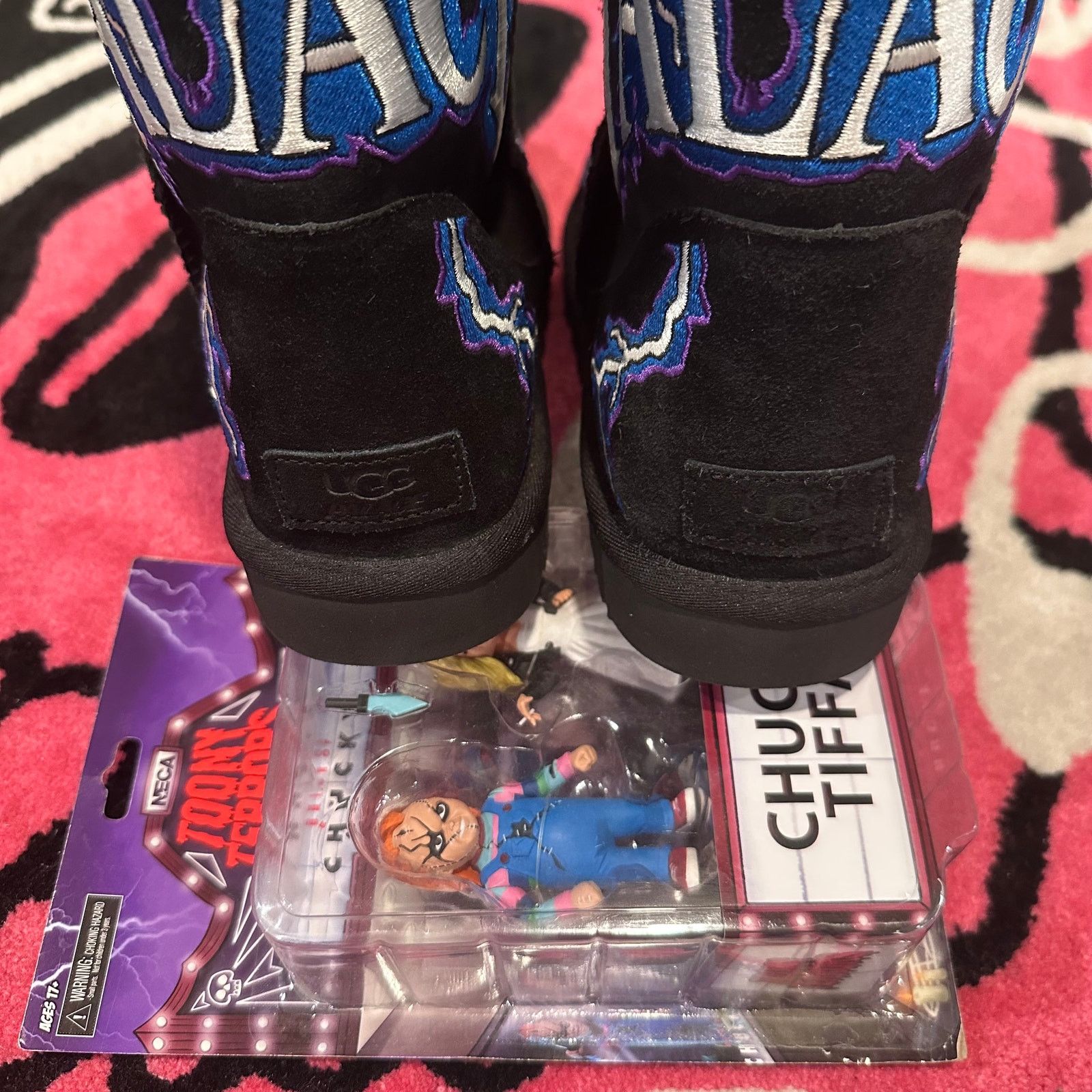 Palace UGG Classic Short Boot x Palace Lightning - Black - Size 10 Size US 10 / EU 43 - 6 Thumbnail