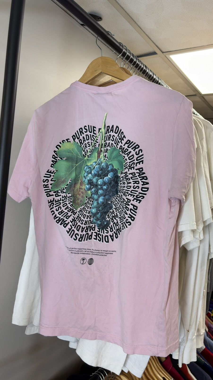 H&M H&M Pursue Paradise Tee - Pink Size US L / EU 52-54 / 3 - 1 Thumbnail