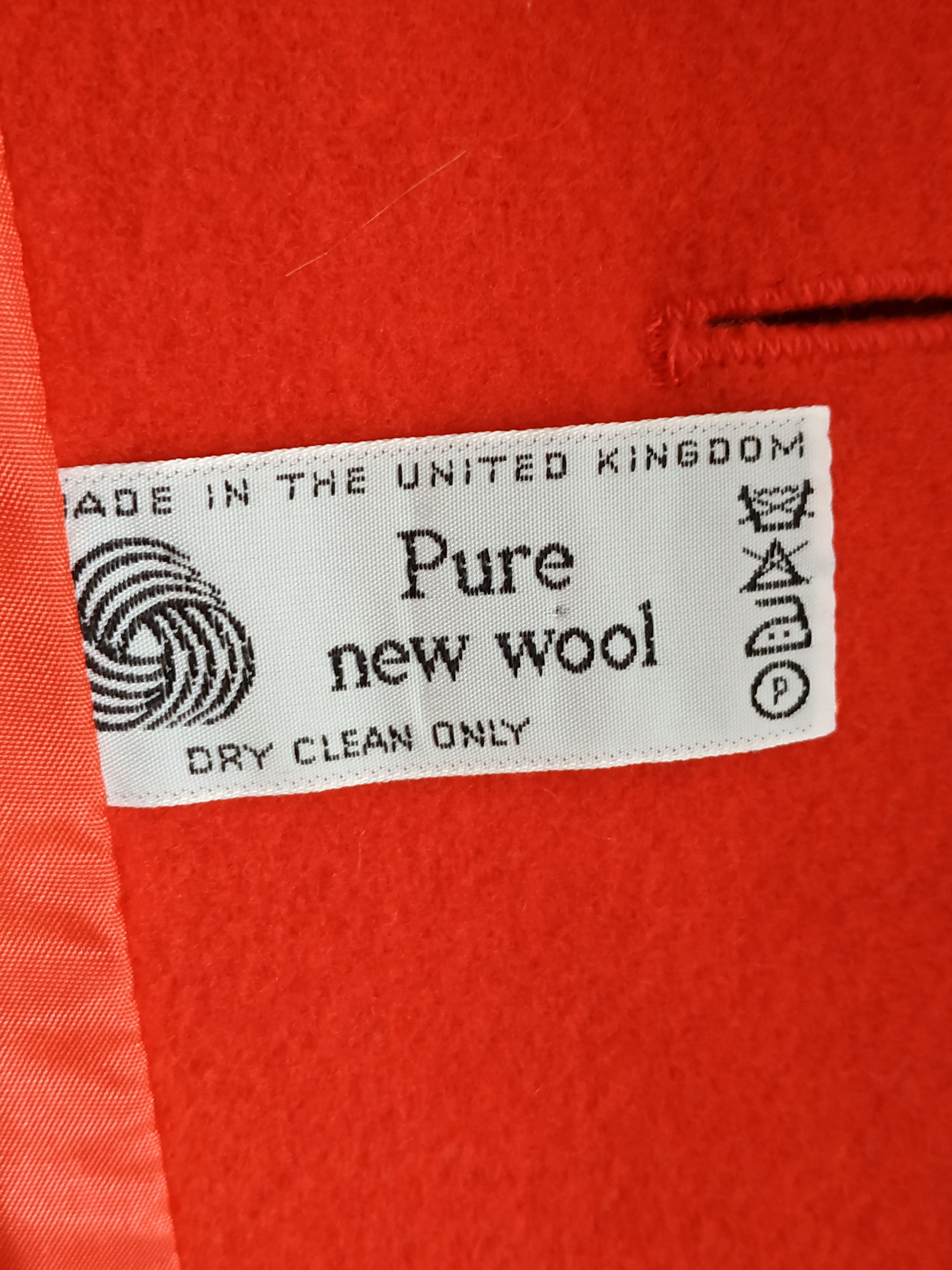Aquascutum AQUASCUTUM Women's Vintage 90's Midi Wool Coat, SMALL Size S / US 4 / IT 40 - 12 Thumbnail