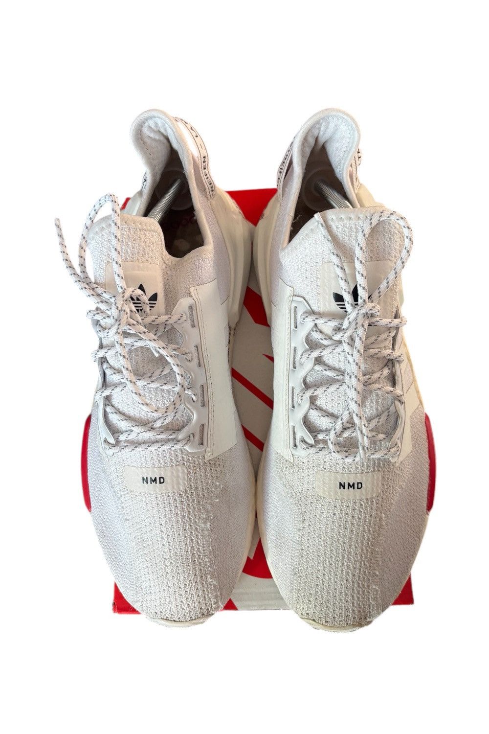 Adidas Adidas NMD_R1 V2 Trainers – White / Red – Japanese Style Size US 10 / EU 43 - 9 Thumbnail