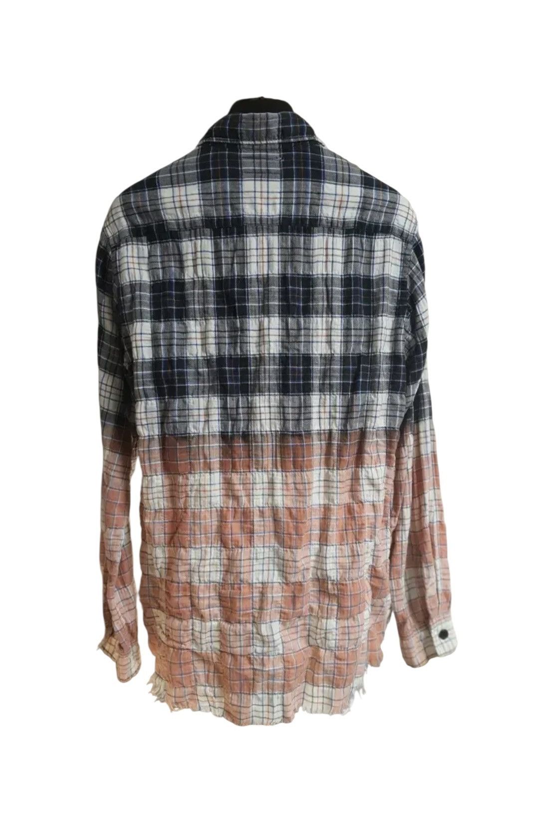 Saint Laurent Paris Saint Laurent Surf Sound Gradation Distressed Shirt Size US M / EU 48-50 / 2 - 3 Thumbnail