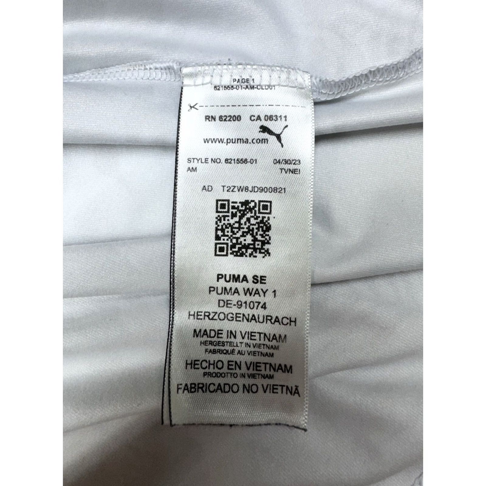 Puma PUMA Wolf Creek Golf Polo Mens XL Floral Embroidered Logo Breathable Lightweight Short Sleeve Multicolor Polo Shirt Size US XL / EU 56 / 4 - 7 Thumbnail