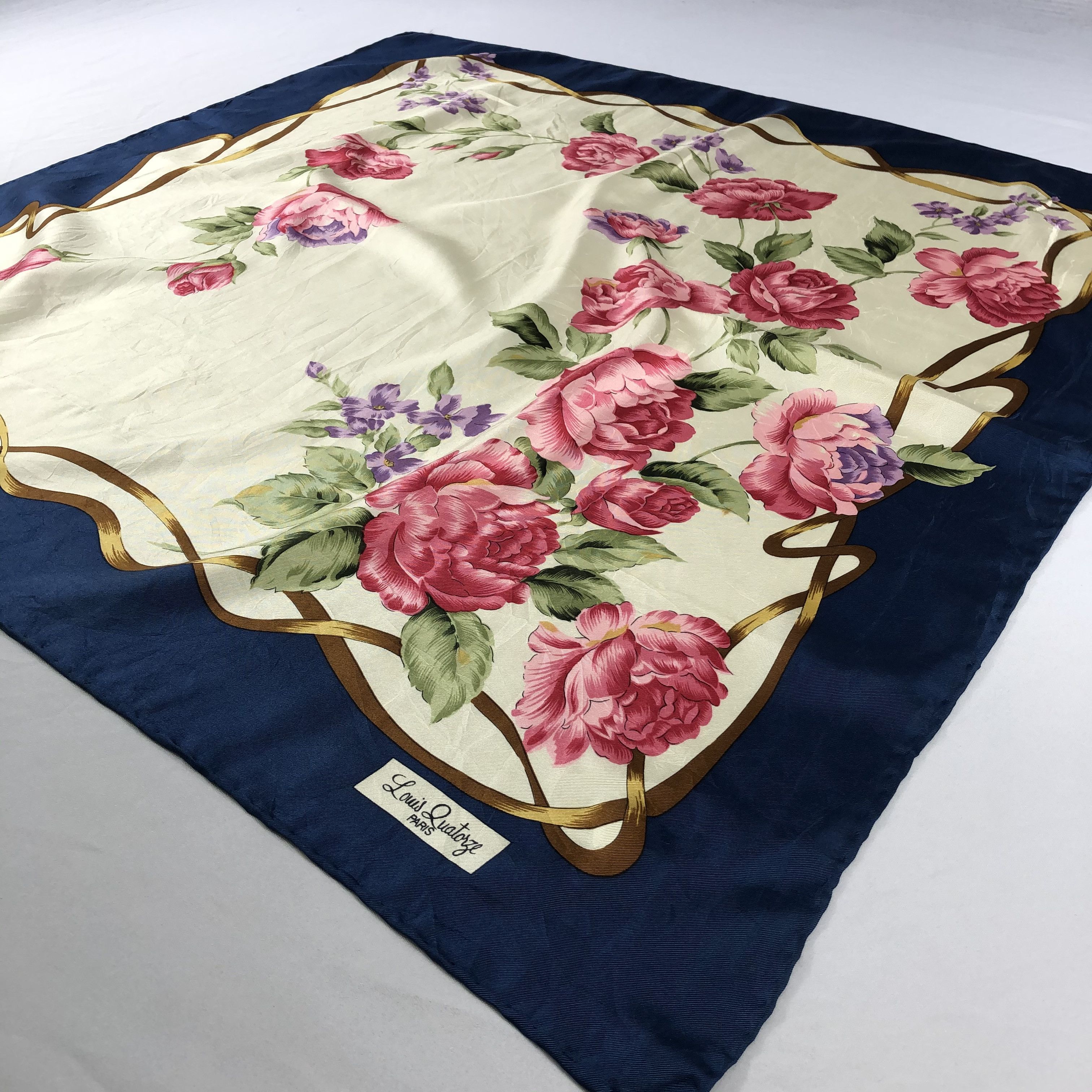 Vintage Vintage Silk Scarf Size ONE SIZE - 3 Thumbnail