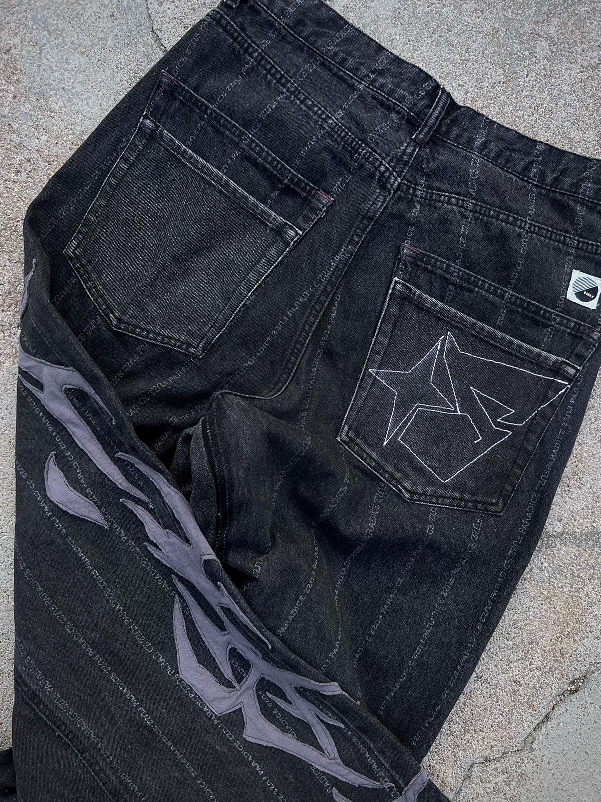 Other SEPTEMBER - PROTOTYPE E01 WIDE LEG JEANS Size US 32 / EU 48 - 9 Thumbnail