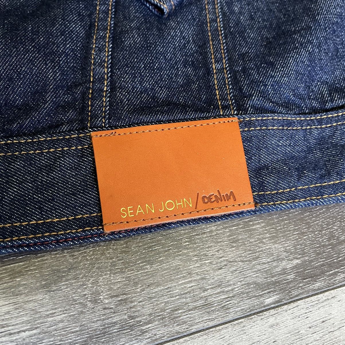 Sean John New Vintage 1990s Sean John Baggy Logo Denim Jean Jacket XXL Size US XXL / EU 58 / 5 - 7 Thumbnail