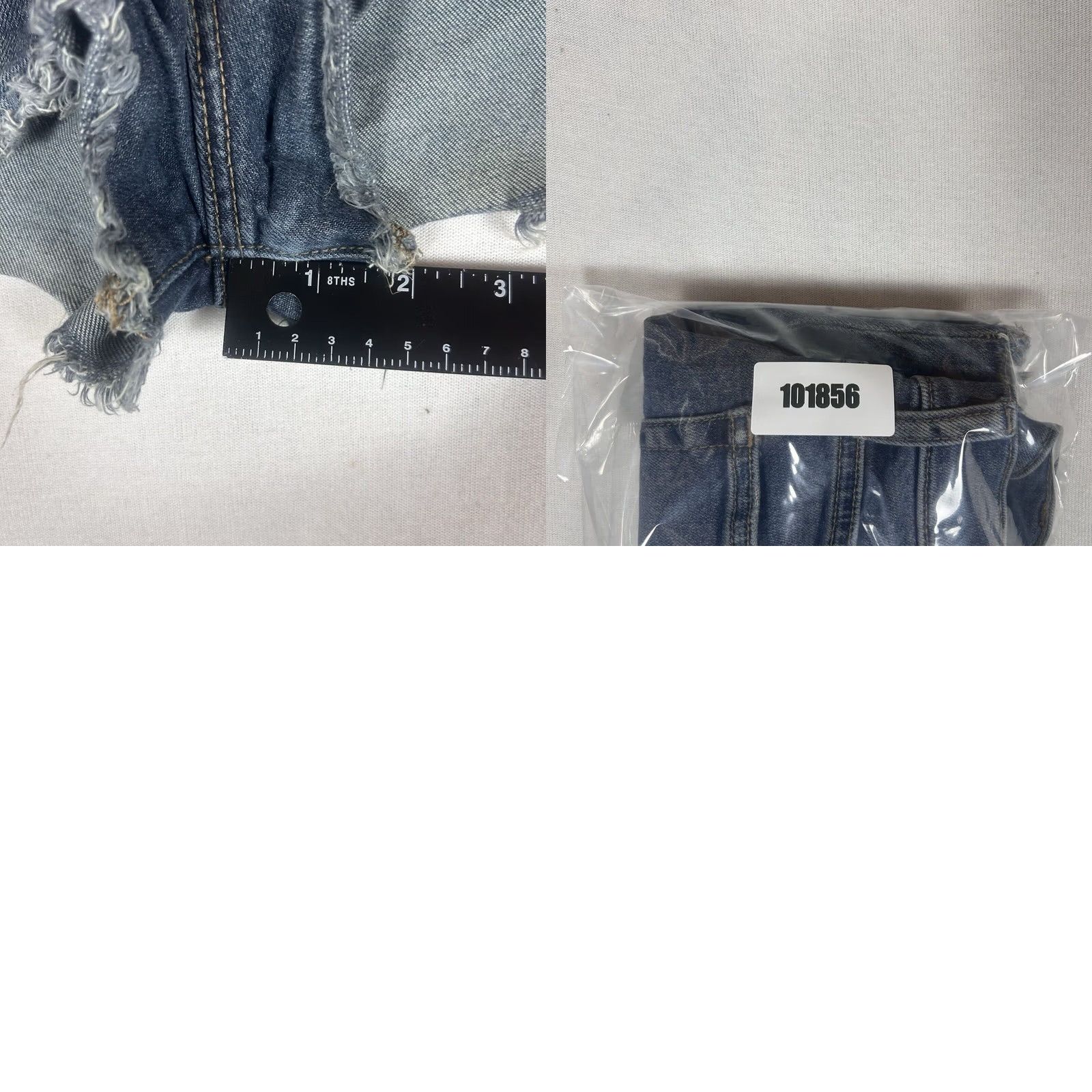 Vintage Victoria's Secret PINK Women's Jeans Shorts Size 2 Distressed Denim Cut-Off Blue Size 26" / US 2 / IT 38 - 8 Thumbnail
