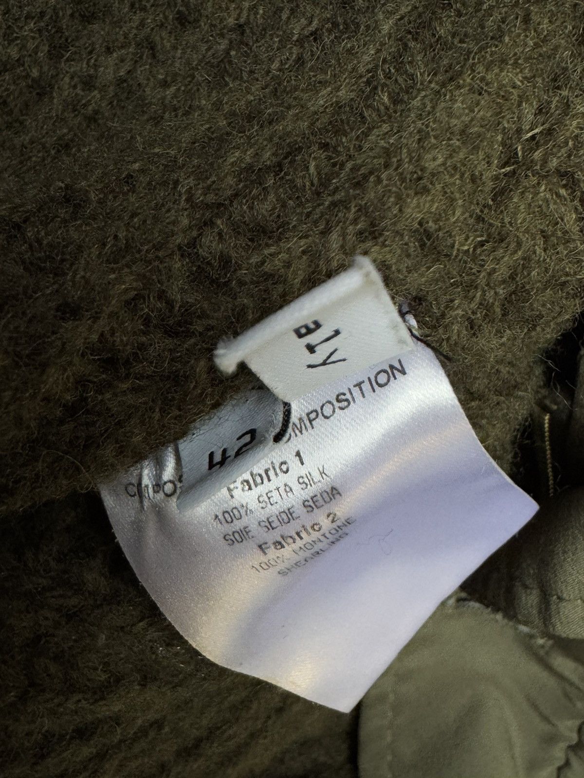 Balenciaga Balenciaga 2007 Military Fur Collar Belted Silk Parka Size US XS / EU 42 / 0 - 9 Thumbnail