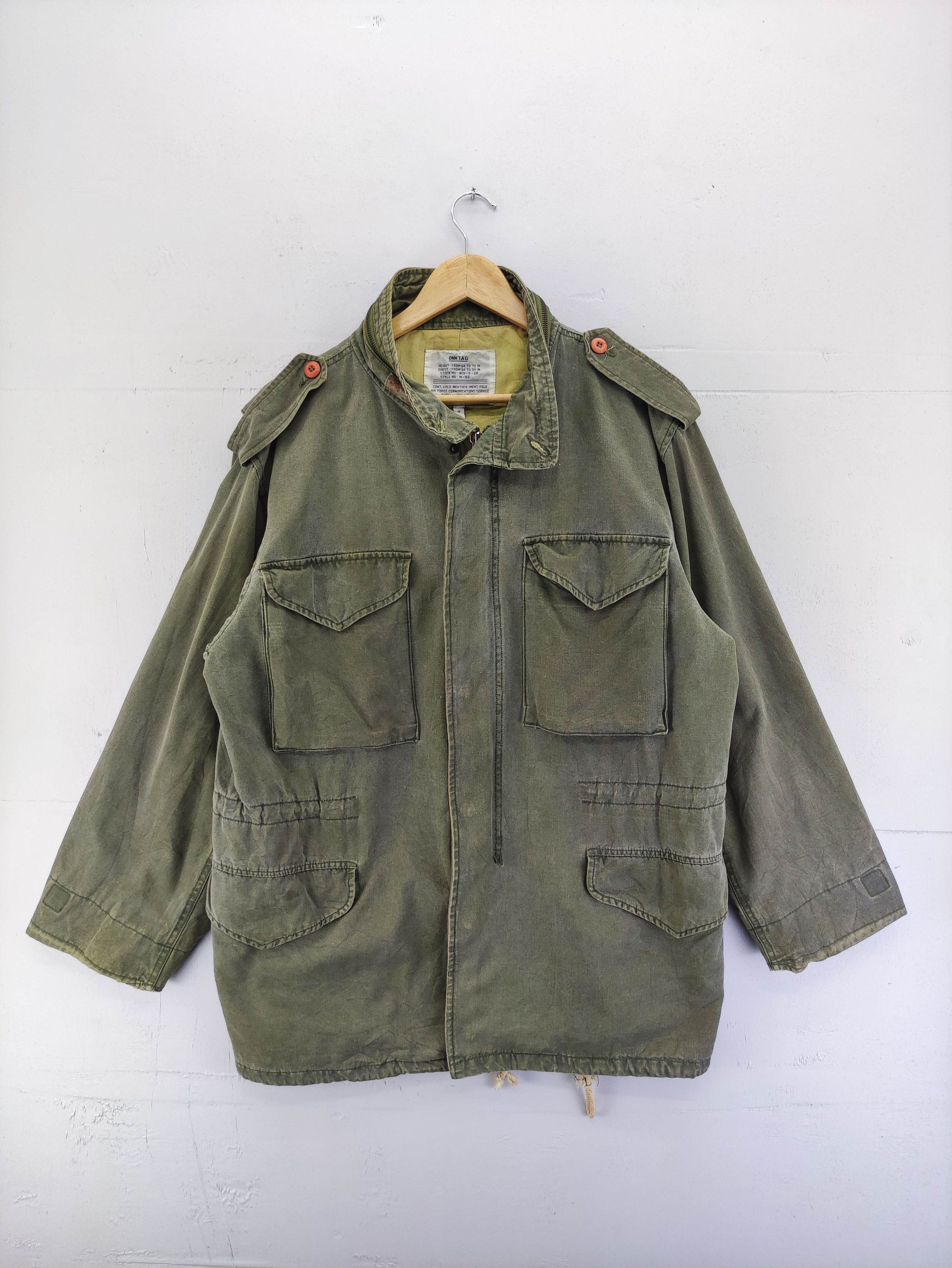 Vintage Vintage On Tag M 65 Field Jacket Zipper With Hoodie Grailed