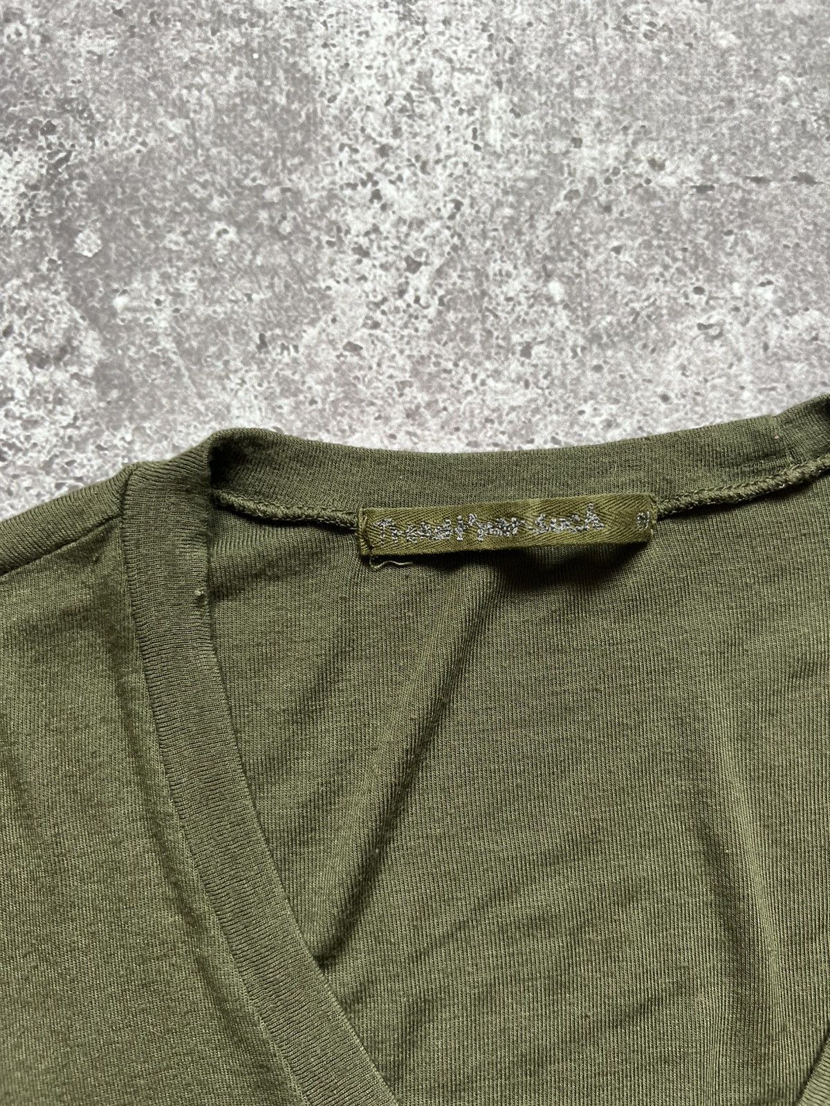Transit × Transit Uomo Transit Par Such V-neck Sweater Long Sleeve Green Size XS / US 0-2 / IT 36-38 - 9 Thumbnail