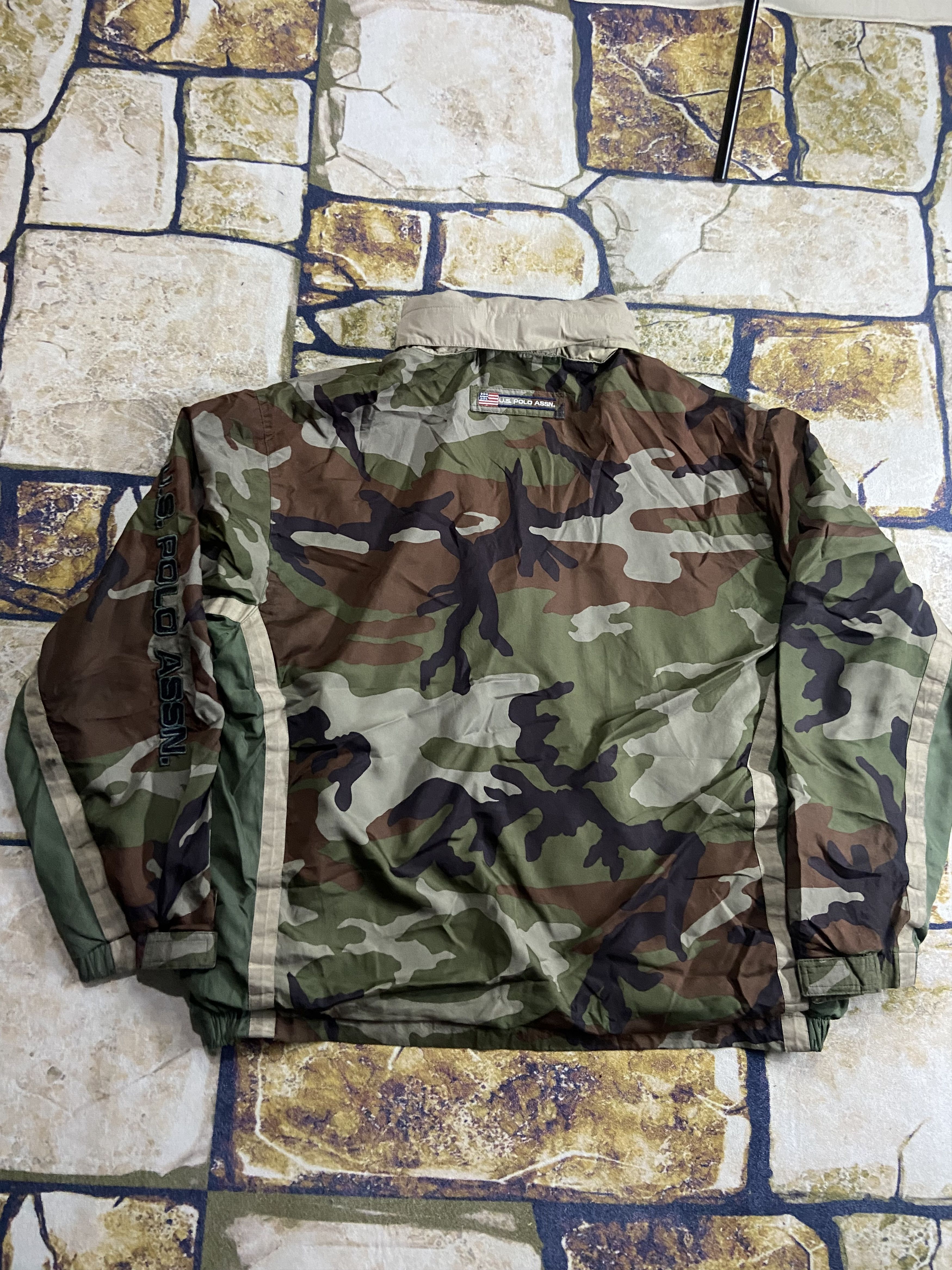 Japanese Brand × U.S. Polo Assn. US POLO ASS camo jacket Rare Size US XL / EU 56 / 4 - 16 Thumbnail