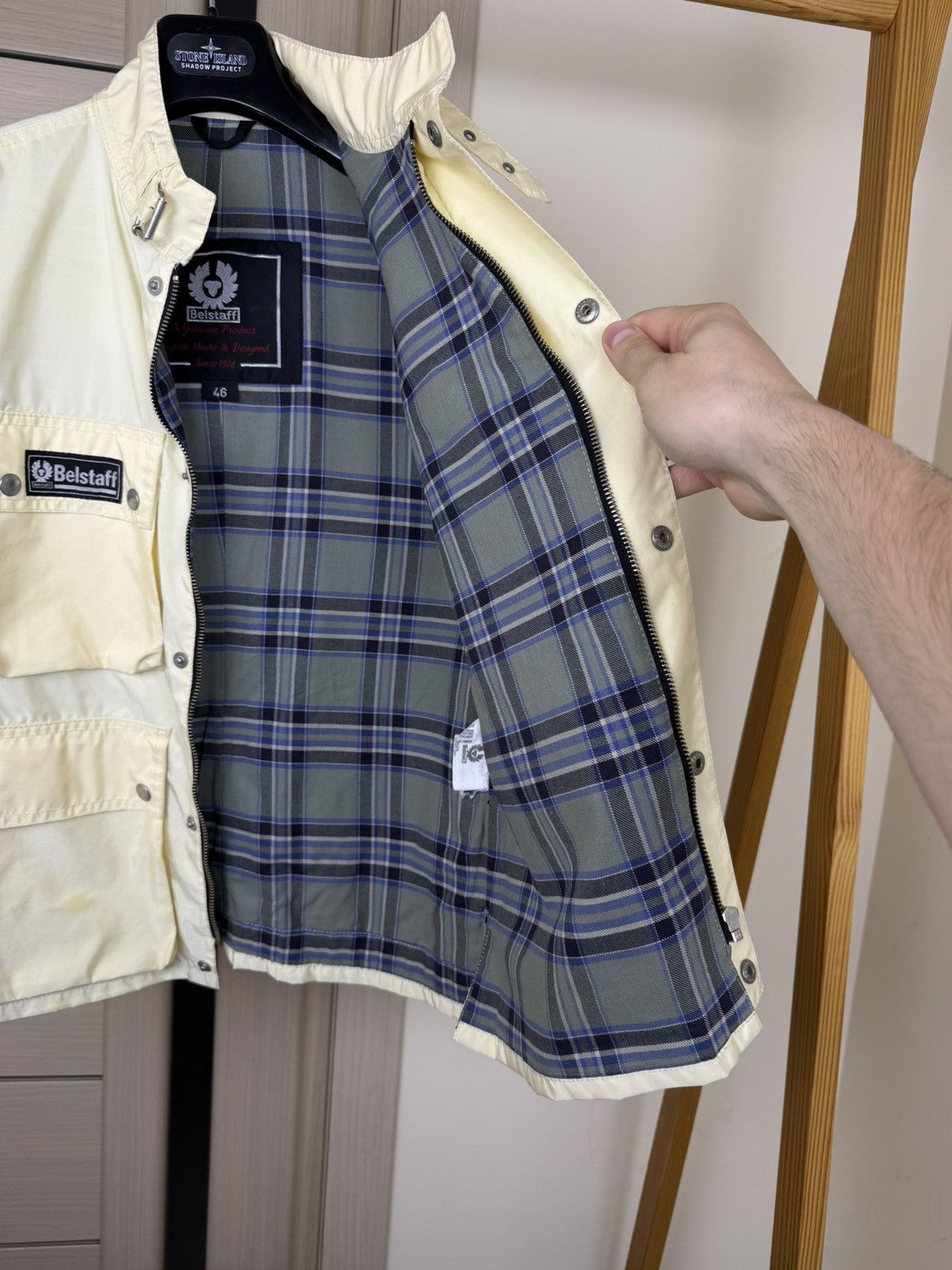 Belstaff BELSTAFF Multi Pocket 3M Details Nylon Biker Vest Waistcoat Size US S / EU 44-46 / 1 - 7 Thumbnail