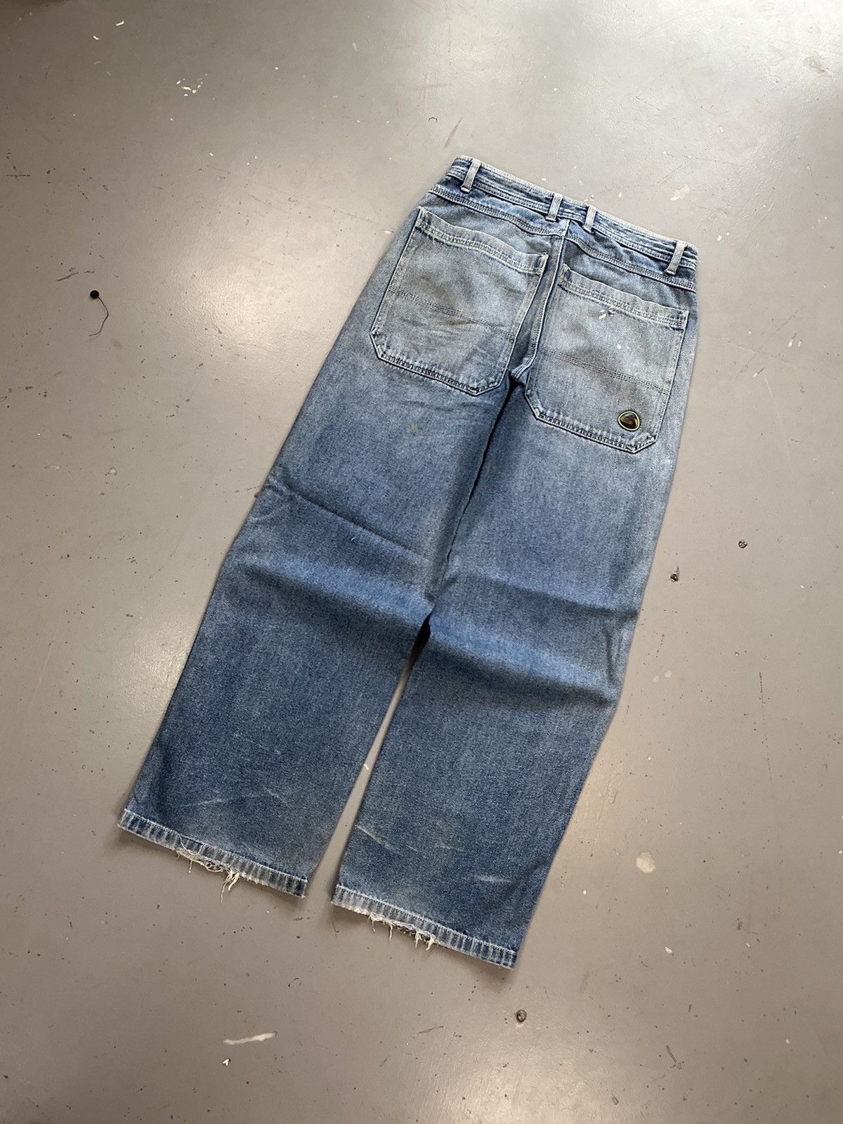 JNCO × Southpole × Vintage Vintage jay jays big pocket loose denim Size US 31 - 9 Thumbnail