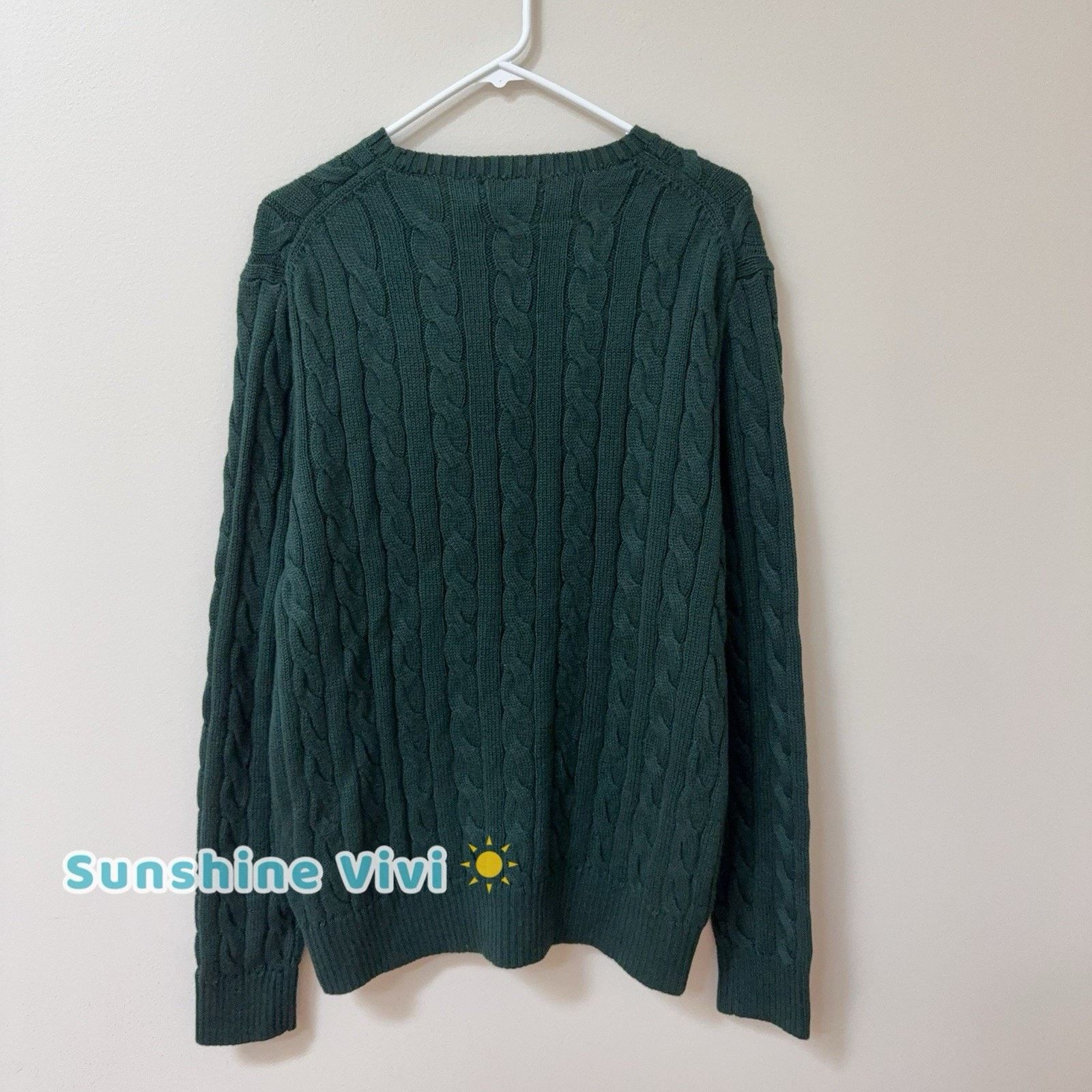Ralph Lauren NWT Polo Ralph Lauren Men Cable-Knit Cotton Long Sweater L Size US L / EU 52-54 / 3 - 5 Thumbnail