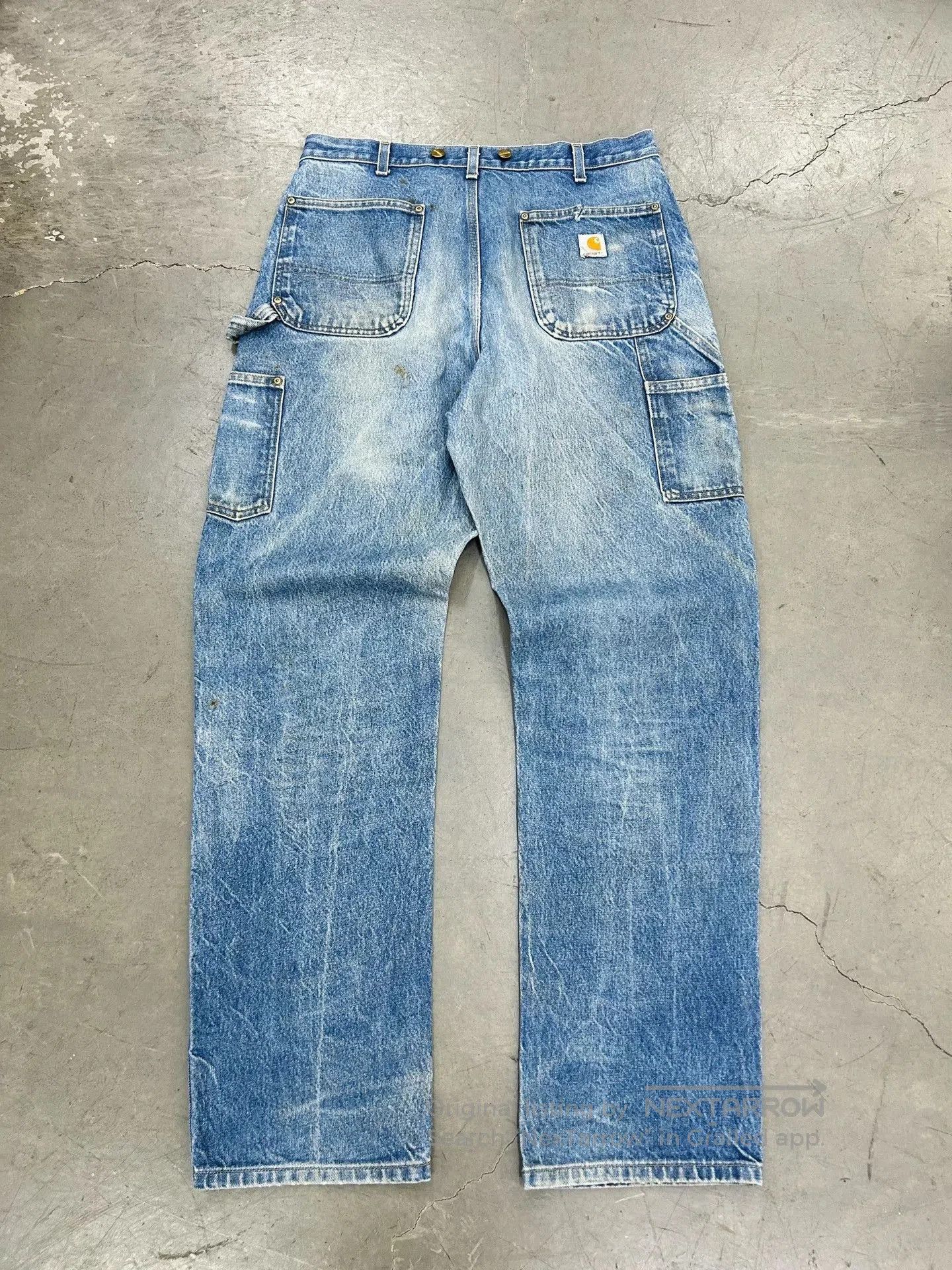 Vintage Vintage Carhartt B07 Denim Double Knee Pants. Size US 34 / EU 50 - 4 Thumbnail