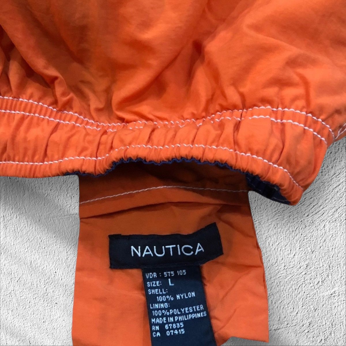 Nautica Nautica Multicolor Board Shorts Orange Navy Blue Size US 34 / EU 50 - 3 Thumbnail