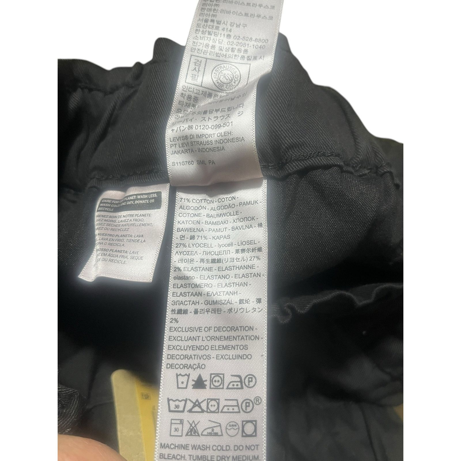 Levi's Levi's Black Jogger Sz 20W NWT Drawstring/Elasticized Waist Size 42" / US 20 - 8 Thumbnail