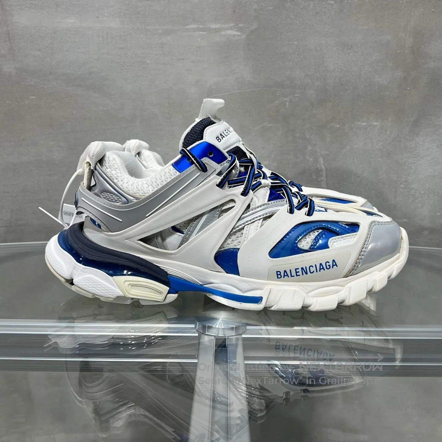 Balenciaga Balenciaga Track White Blue shoes Size US 6 / EU 39 - 4 Thumbnail