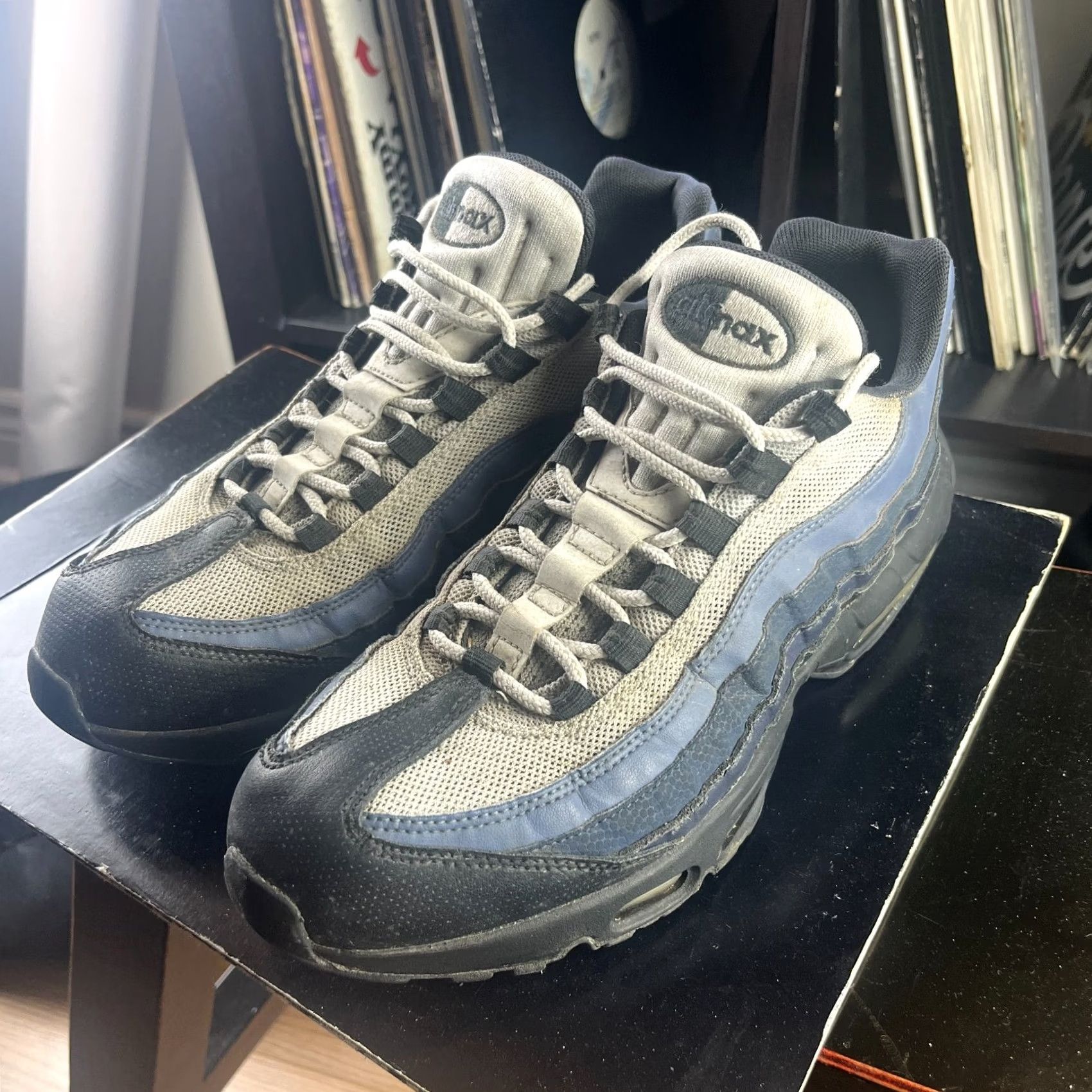 Nike Nike Air Max 95 2019 Black Dark Grey White Mens Size 9.5 Sneaker Casual Activewear Shoes 90s Pattern Camouflage Size US 10 / EU 43 - 2 Thumbnail