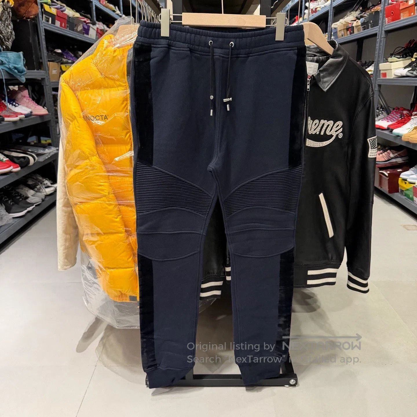 Balmain Balmain Main Line Moto Track Pants. Size US 28 / EU 44 - 5 Thumbnail