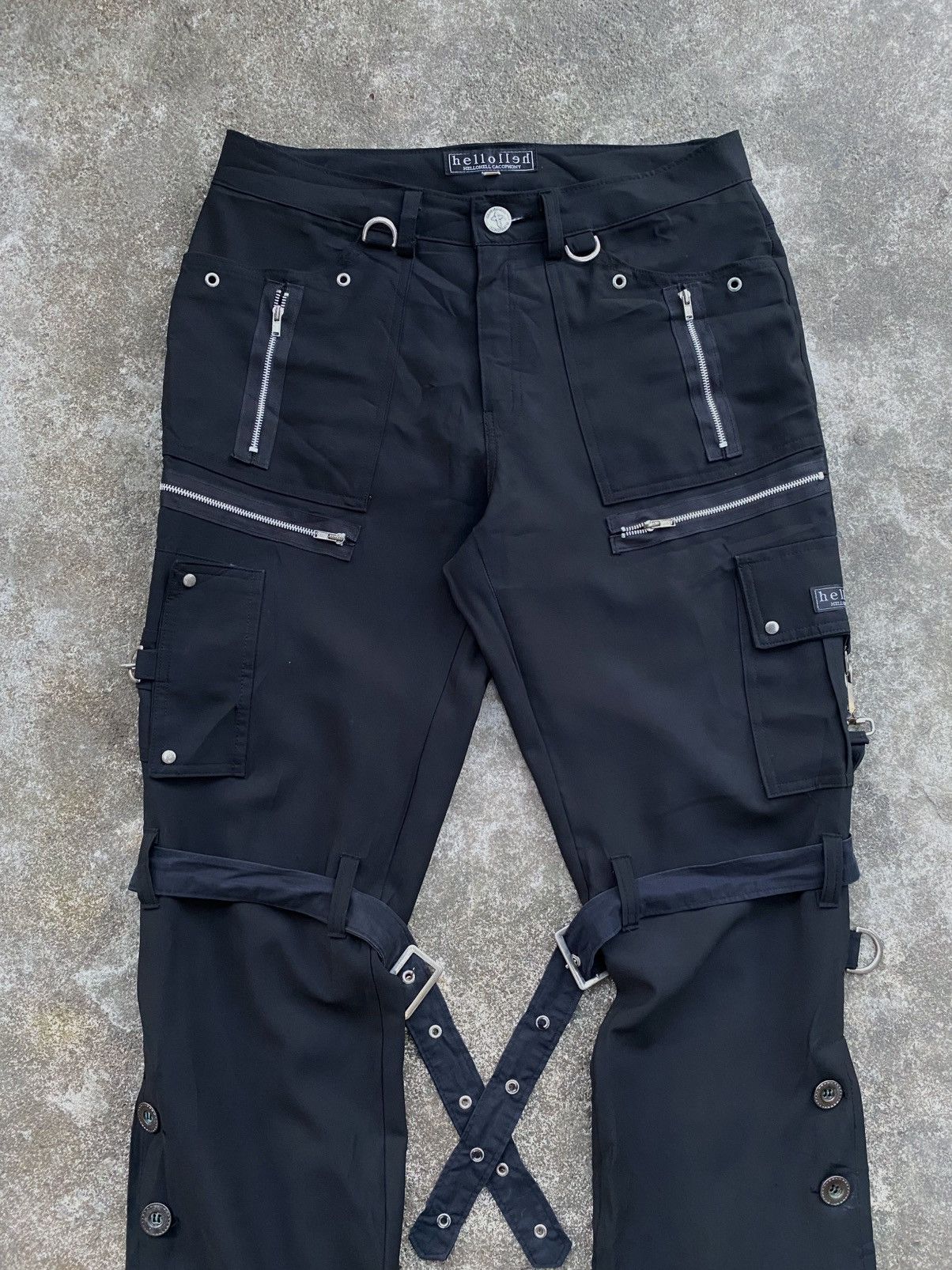 Seditionaries HELLOHELL CACOPHONY BONDAGE PUNK GOTHIC PANTS Size US 29 - 4 Thumbnail
