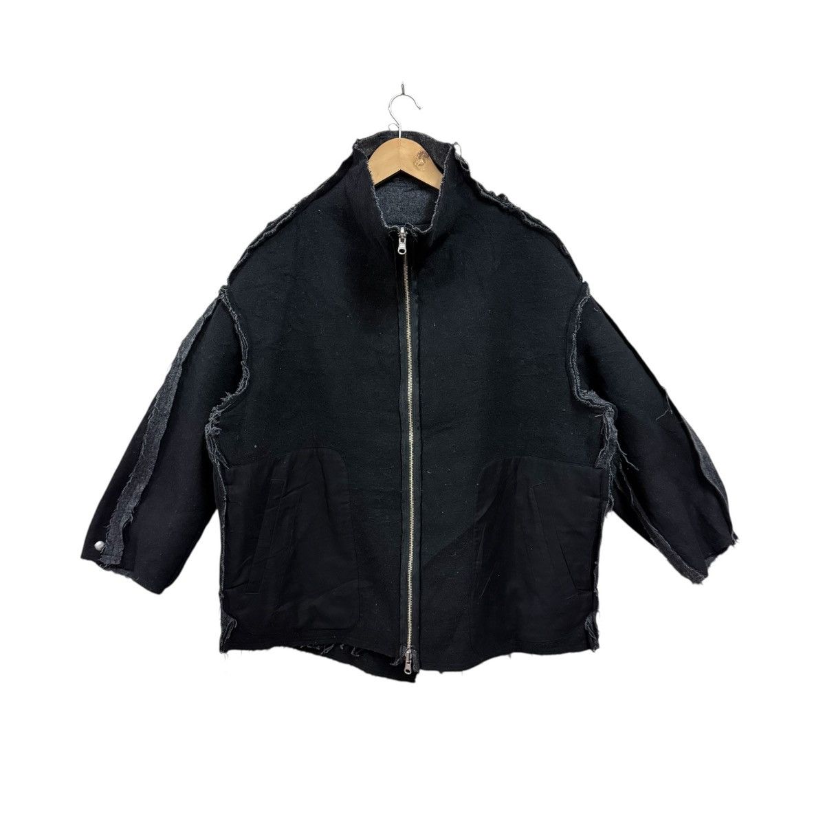 Zucca Zucca Wool Reversible Jacket Miyake Yohji kapital inspired Size US XL / EU 56 / 4 - 3 Thumbnail