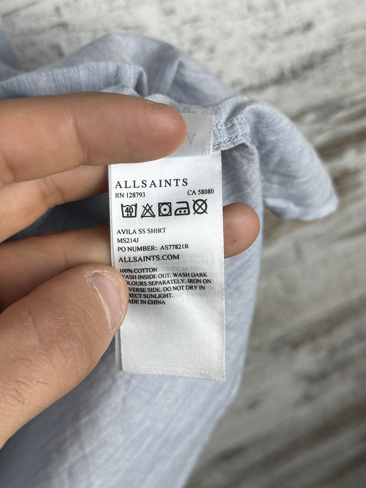 Allsaints × Japanese Brand × Vintage Mens Vintage AllSaints Avila SS shirts button up luxury Size US M / EU 48-50 / 2 - 7 Thumbnail