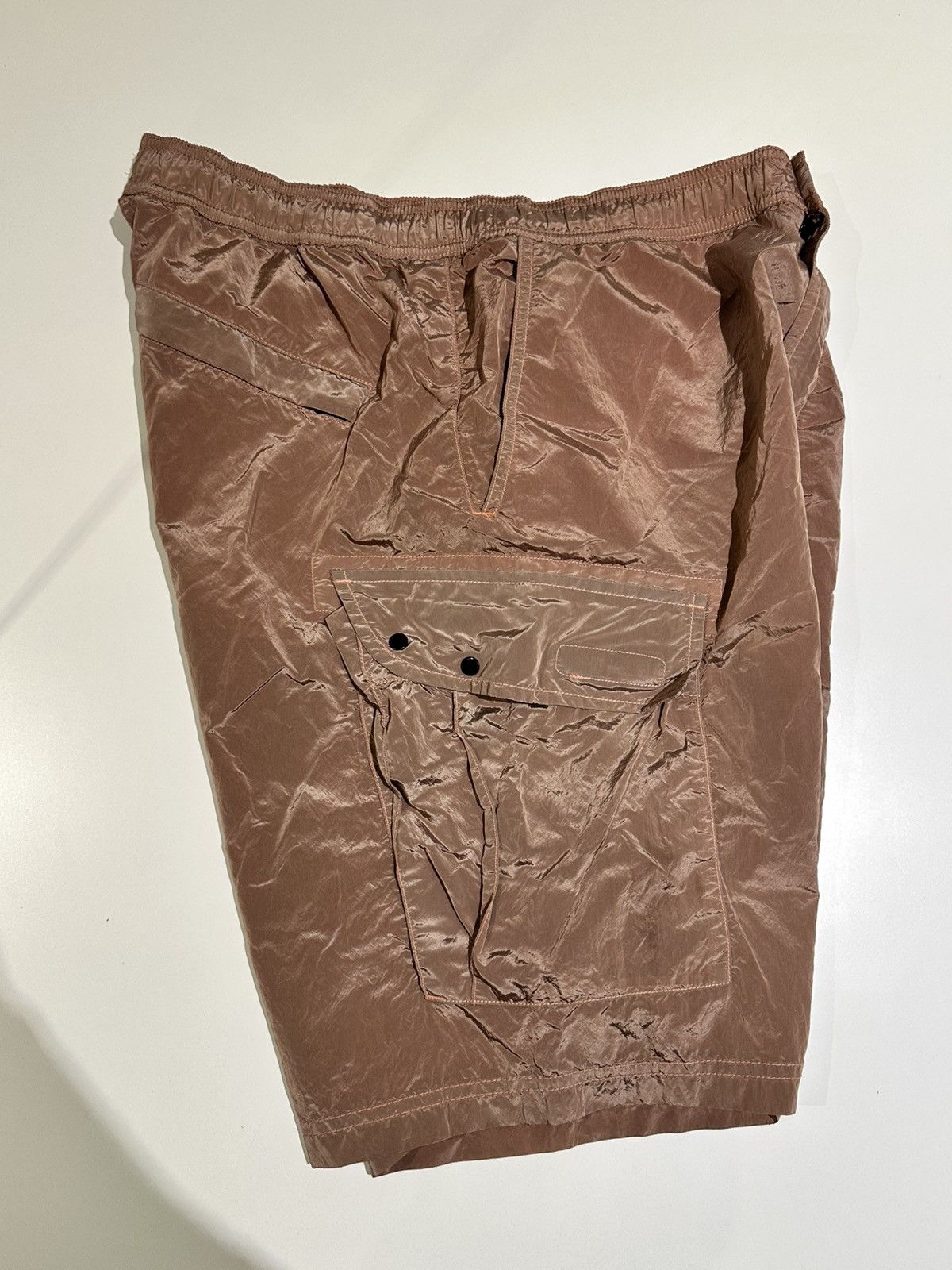 Stone Island Stone Island Metal Nylon Shorts - Pink Size US 32 / EU 48 - 6 Thumbnail