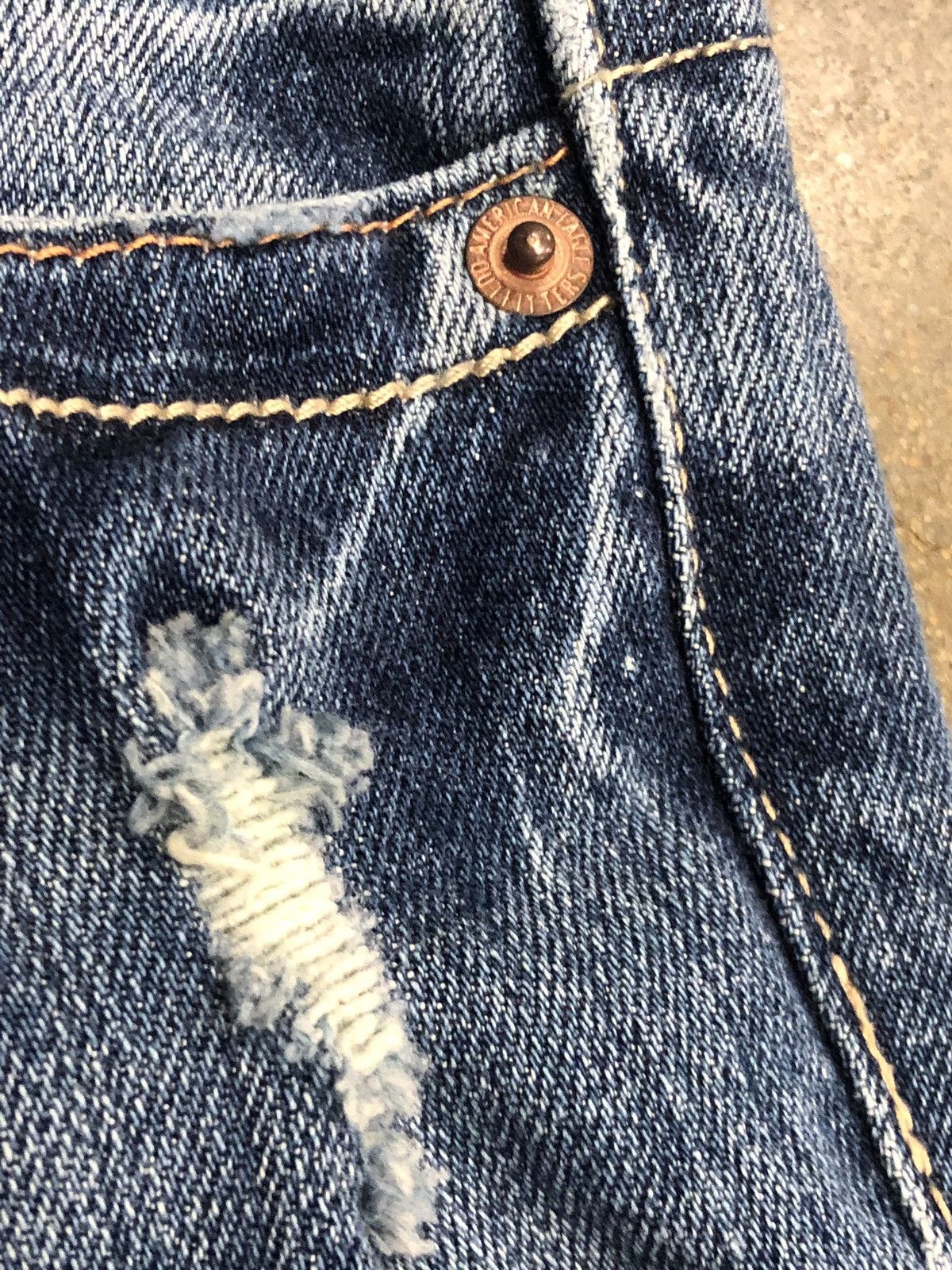 American Eagle Outfitters Vtg Y2K American Eagle Straight jeans Size 27" / US 4 / IT 40 - 9 Thumbnail