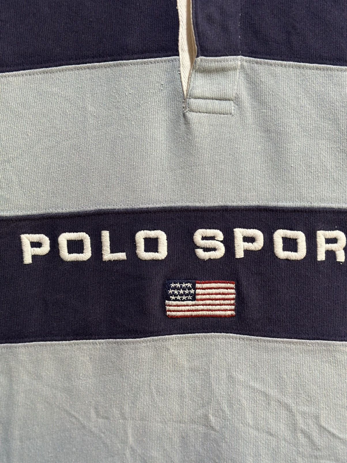 Polo Ralph Lauren Vintage Polo Sport Ralph Lauren Rugby Tee Size US M / EU 48-50 / 2 - 2 Thumbnail