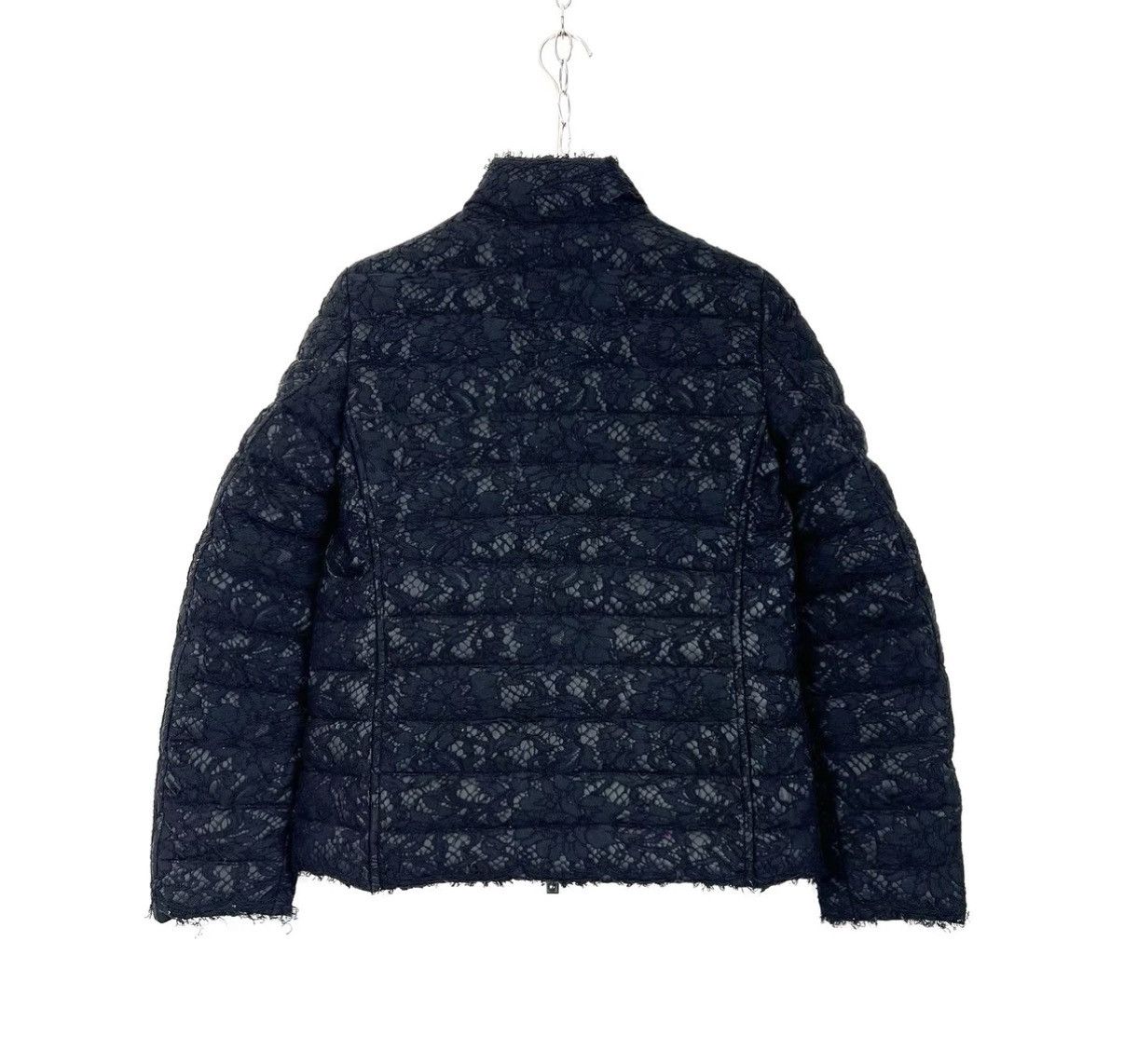 Valentino Valentino Black Lace Floral Down Jacket K12 Size XXL / US 16-18 / IT 52-54 - 2 Thumbnail