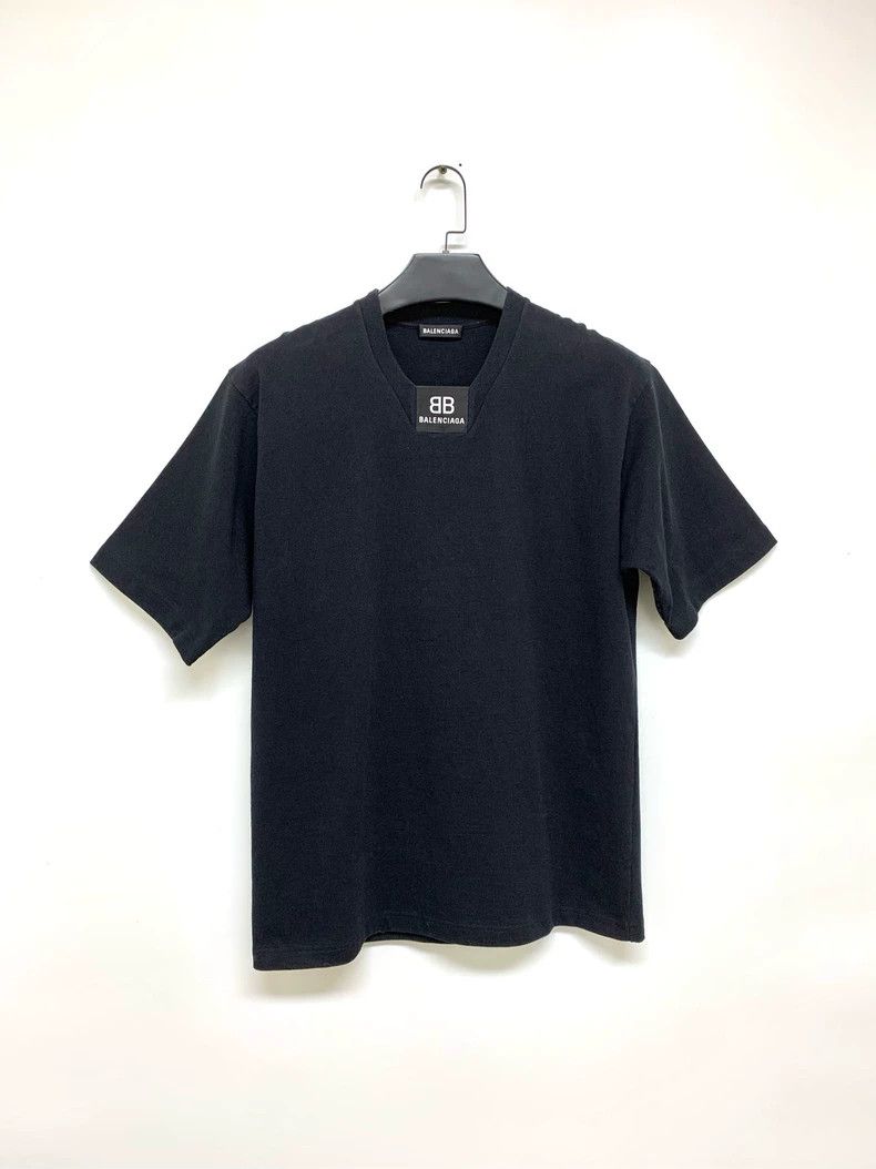 Balenciaga Balenciaga Double B Black Short Sleeve 2502-Nextarrow Size US XS / EU 42 / 0 - 1 Thumbnail