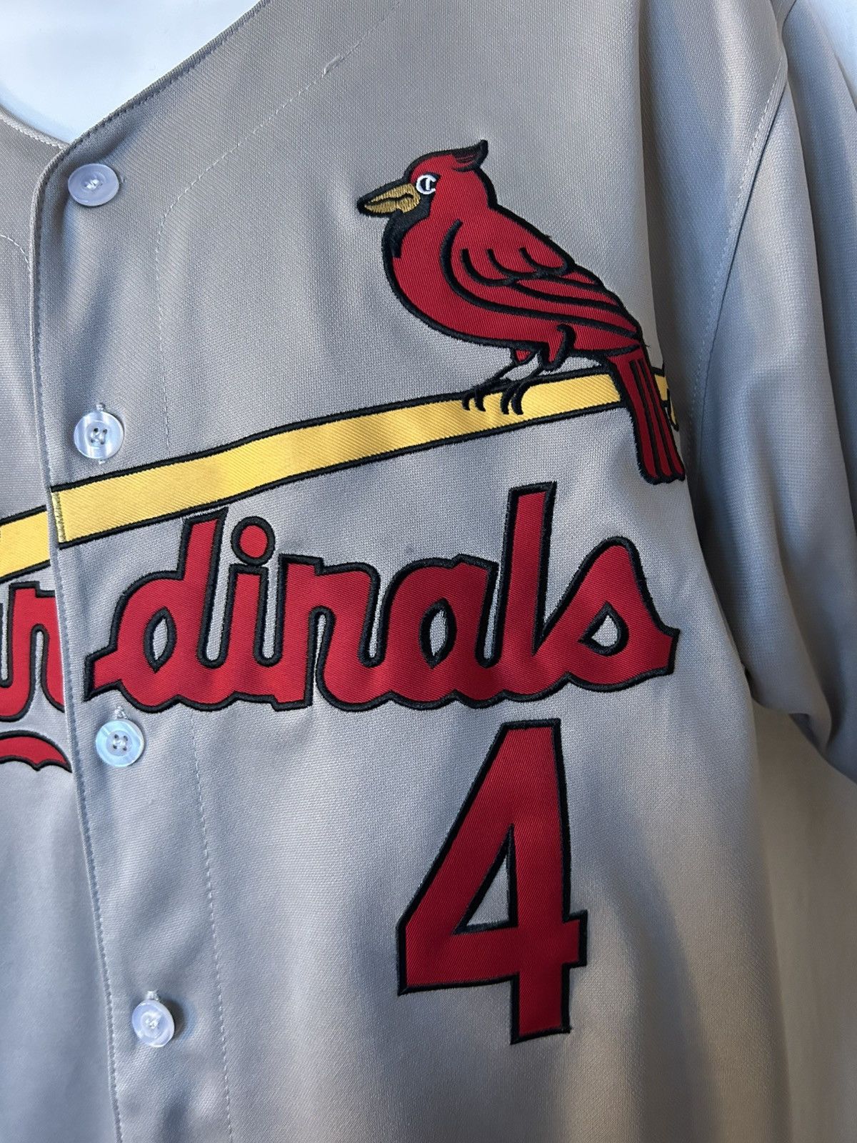 Majestic Tee: Vintage? st louis cardinals #4 molina jersey sz 50 Size US M / EU 48-50 / 2 - 5 Thumbnail