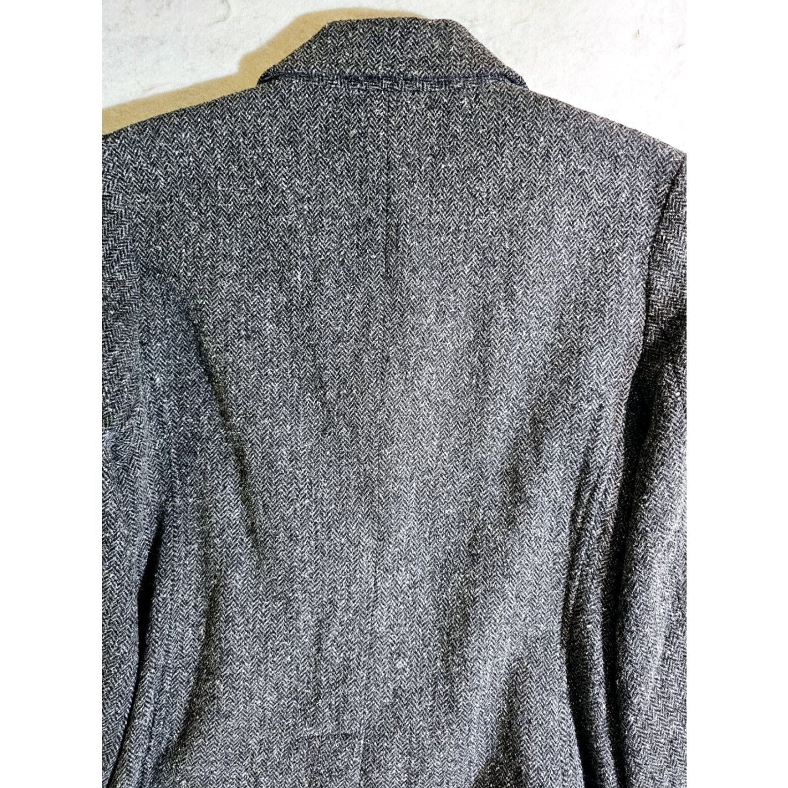 Vintage VINTAGE L.L. Bean Blazer Women’s Wool Blend 3-Button Gray Regular M Short Sleeve Long Sleeve Coat/Blazer Style 90s Century? Size M / US 6-8 / IT 42-44 - 8 Thumbnail