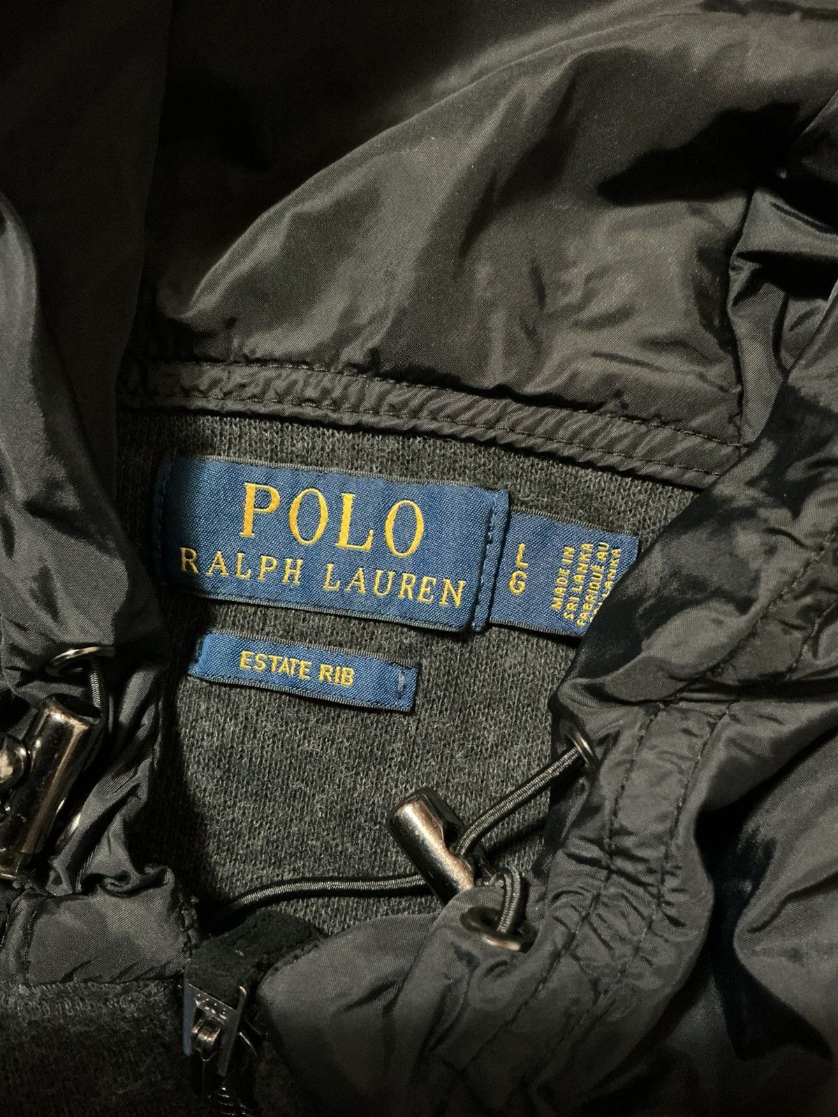 Polo Ralph Lauren Polo Ralph Lauren Pony Logo Estate Rib Tech Full Zip Jacket Size US L / EU 52-54 / 3 - 5 Thumbnail