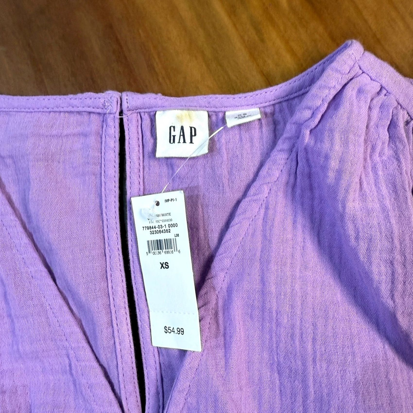 Gap New title: Gap Romper Womens XS Gauze Cotton Beach Travel Casual NWT N16 Size 26" / US 2 / IT 38 - 3 Thumbnail