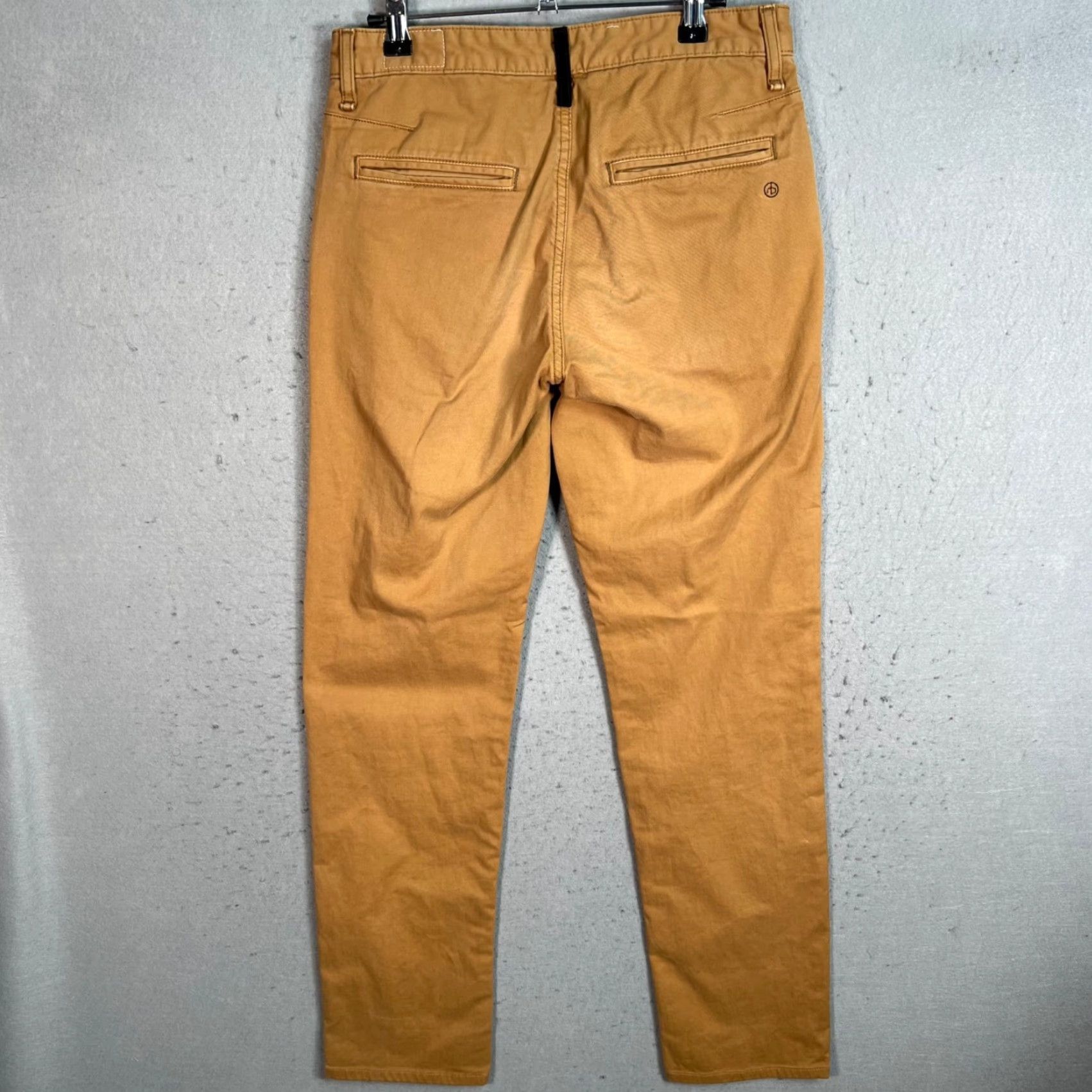 Rag & Bone Rag & Bone Men's Chino Pants - 29 Slim Tapered Beige Cotton Blend Flat Front Inseam 30 - Vintage? No - Preppy Casual Size US 29 - 2 Thumbnail