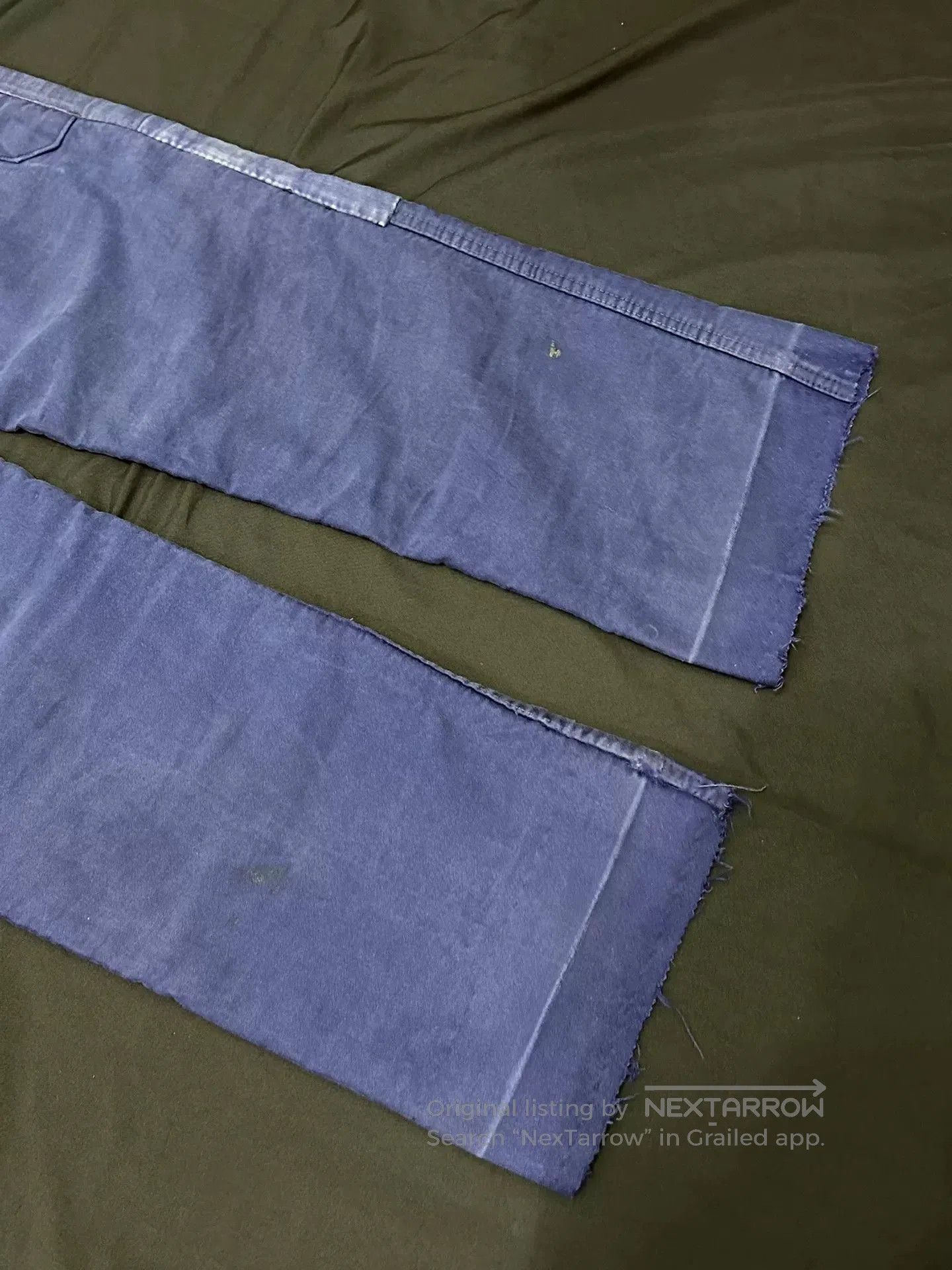 Vintage Vintage 50s French Workwear Mole Skin Pants. Size US 31 - 7 Thumbnail