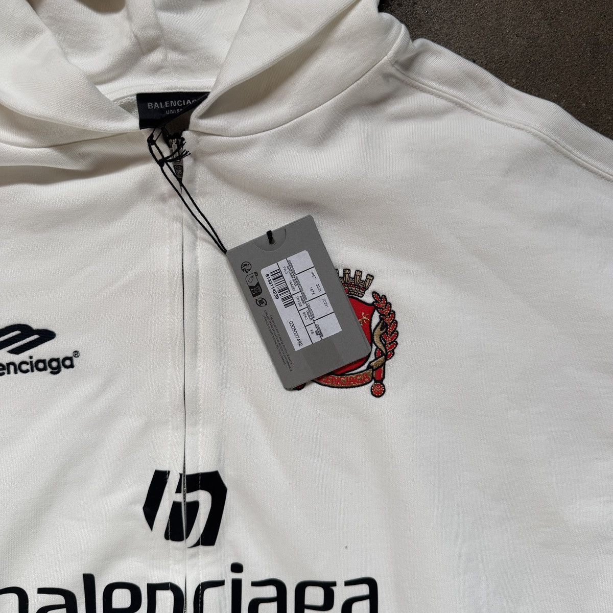 Balenciaga BNWT BALENCIAGA SOCCER HOODIE PARIS EDITION Size US M / EU 48-50 / 2 - 6 Thumbnail