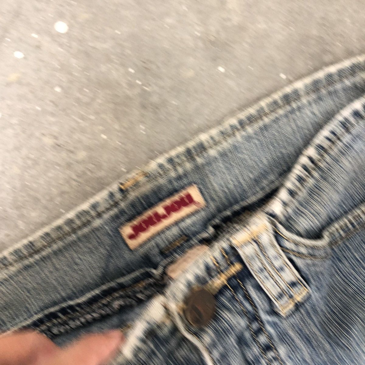 Hysteric Glamour × Japanese Brand Vintage JouJou Flare Japanese Brand distressed jean 🍒 Size US 31 - 8 Thumbnail
