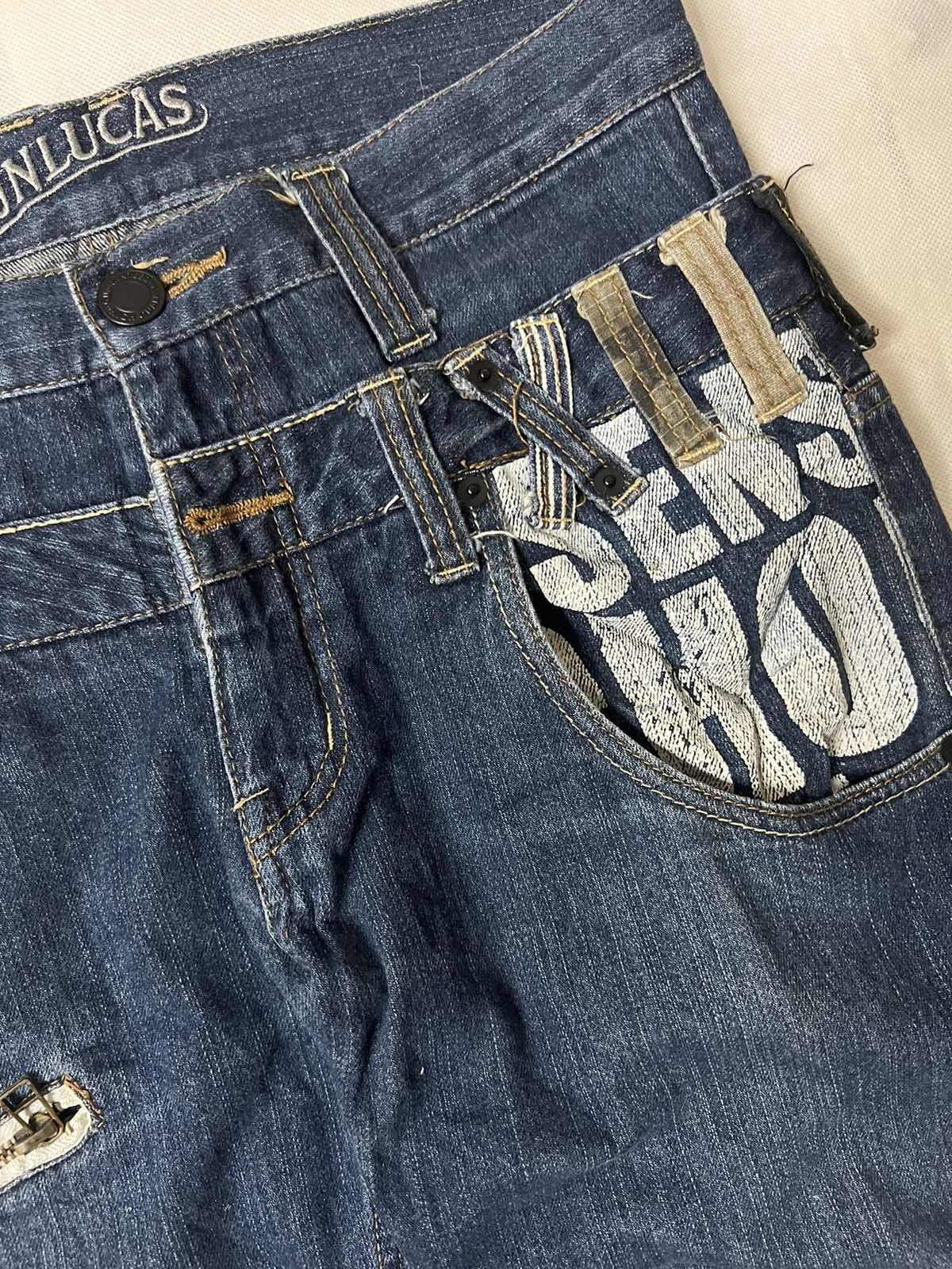 Japanese Brand Double Waist Sunlucas Japanese Brand Vintage Denim Size US 30 / EU 46 - 10 Thumbnail