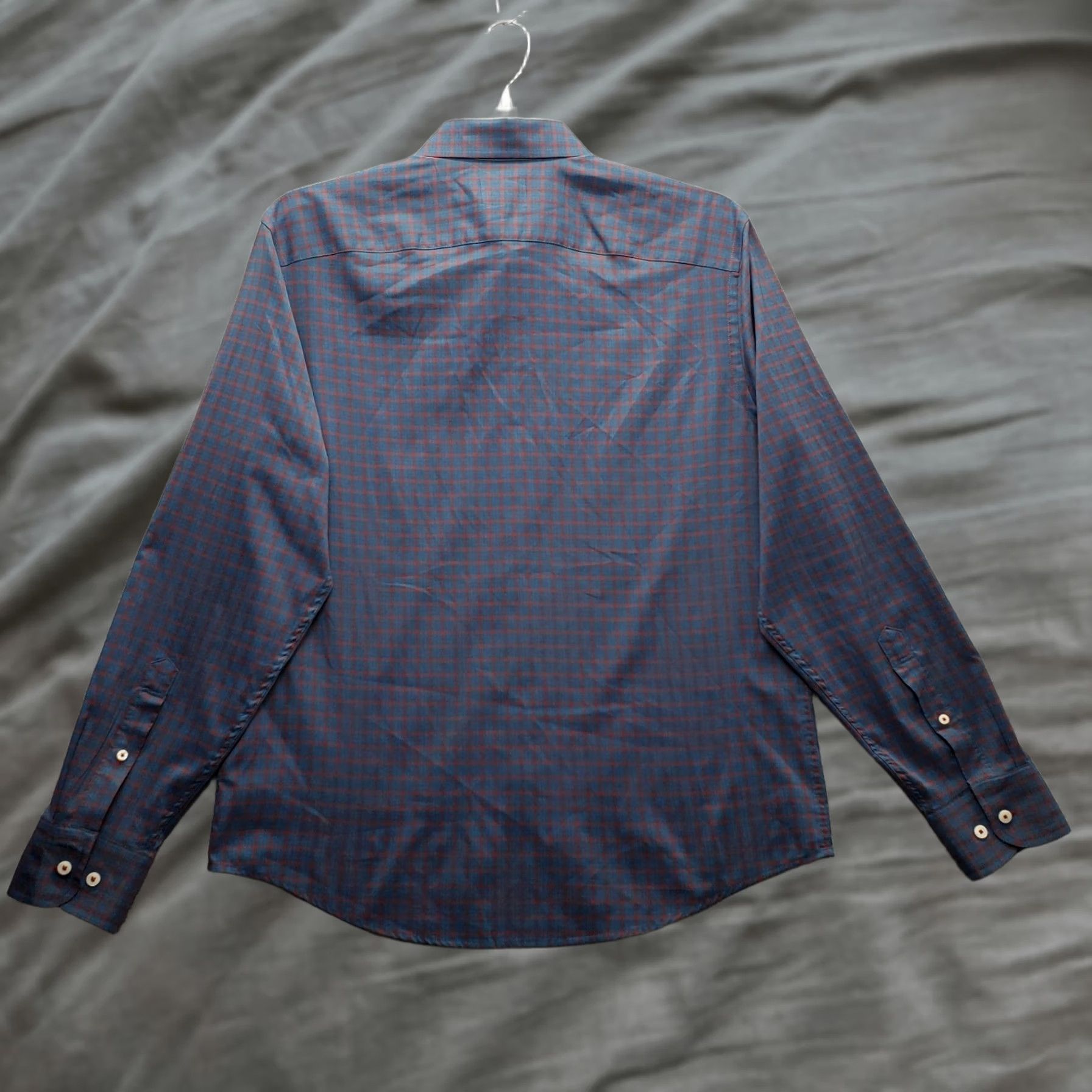 UNTUCKit UNTUCKit Button-Down Shirt Mens L Multi Plaid Long Sleeve Collared Chest Pocket Shirt Size US L / EU 52-54 / 3 - 1 Thumbnail