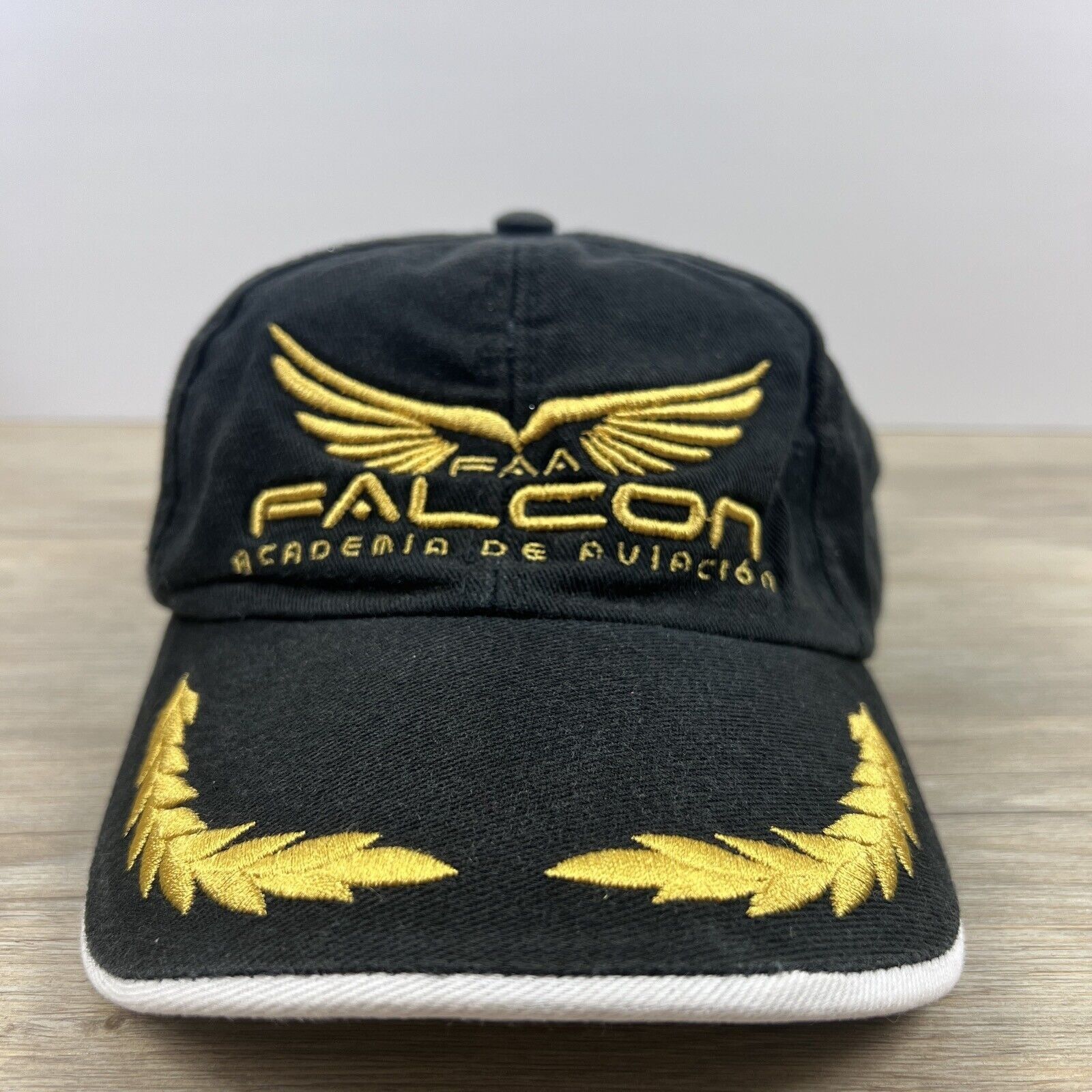 Other Falcon Academia Aviation Hat FAA Adjustable Hat Black Adjust Size ONE SIZE - 1 Thumbnail