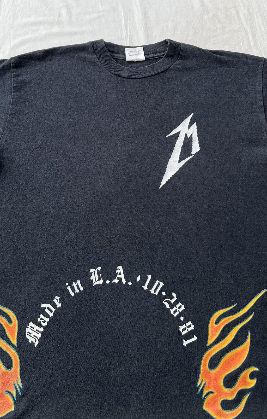 Band Tees Vintage 1996 Metallica San Francisco 15 Years Flame Long Size US L / EU 52-54 / 3 - 5 Thumbnail