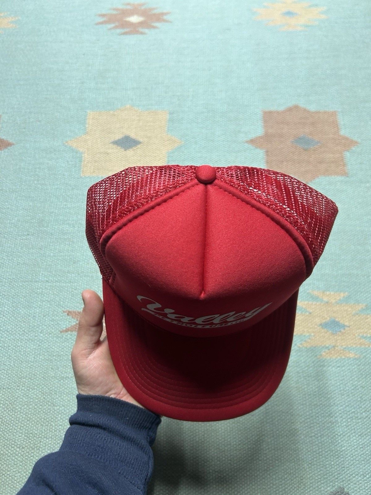 Vintage Vtg trucker hat valley petroleum Michigan spell out script Size ONE SIZE - 3 Thumbnail
