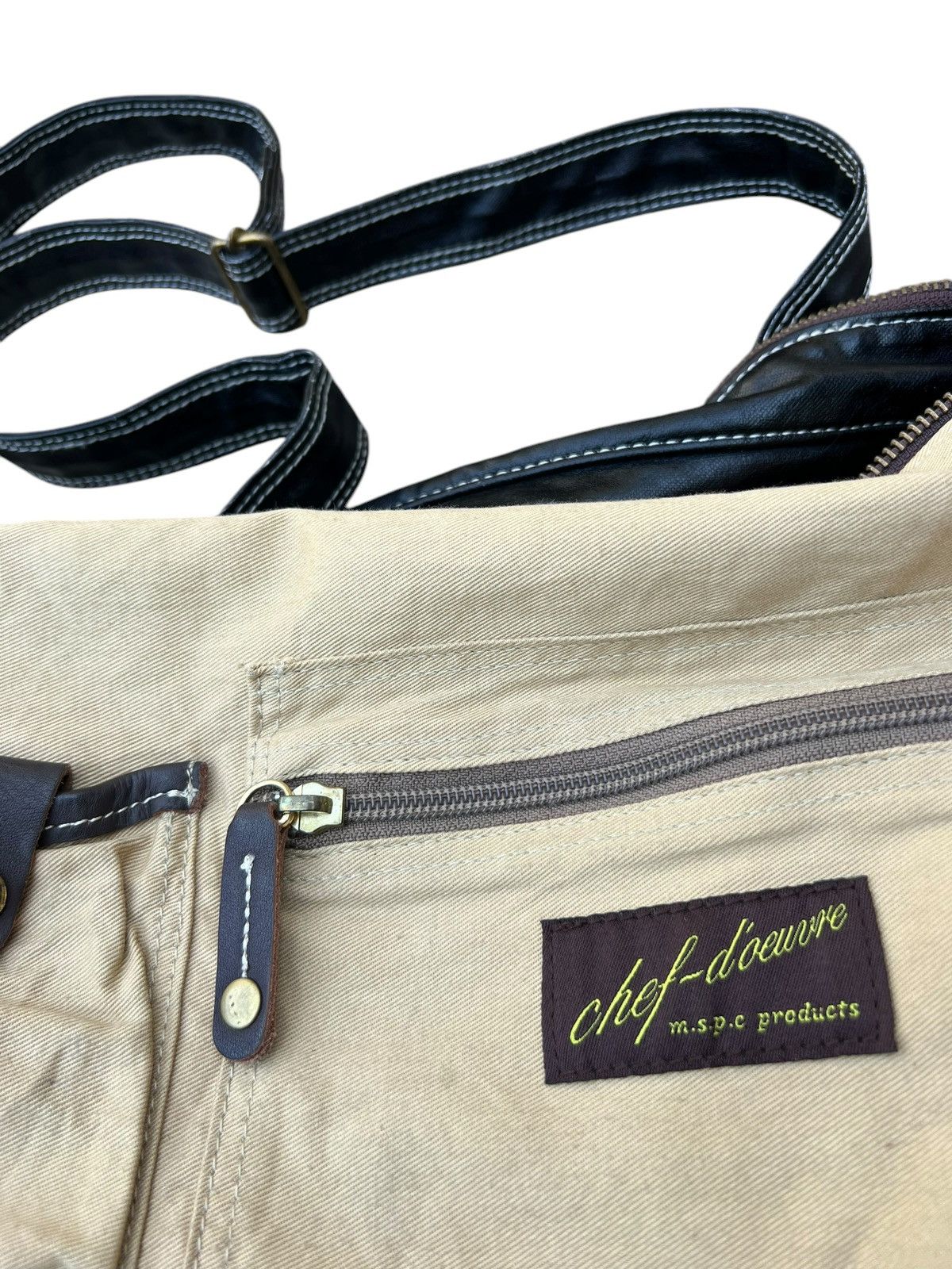 MasterPiece Vintage Masterpiece X chef d' oeuvre Waxed Bag Size ONE SIZE - 23 Thumbnail