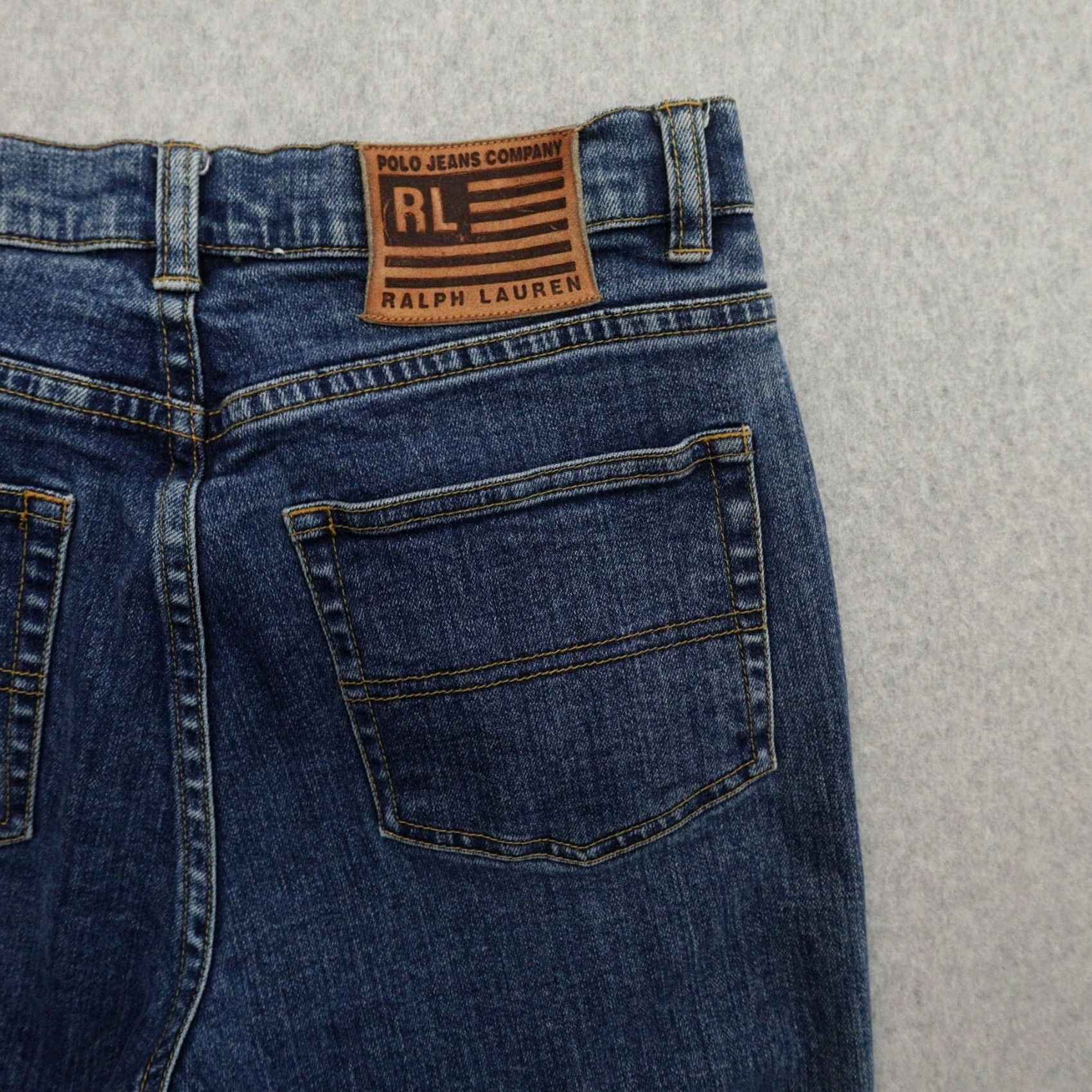 Ralph Lauren VINTAGE Ralph Lauren Polo Jeans Women’s 6X Blue Jeans P6 (6X28) Relaxed in Blue Size 40" / US 18 - 5 Thumbnail