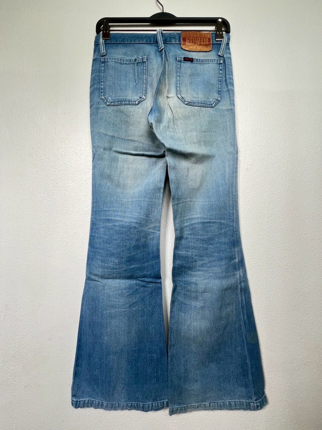 Vintage 70s Edwin Bootcut Flared Jeans Size US 29 - 3 Thumbnail