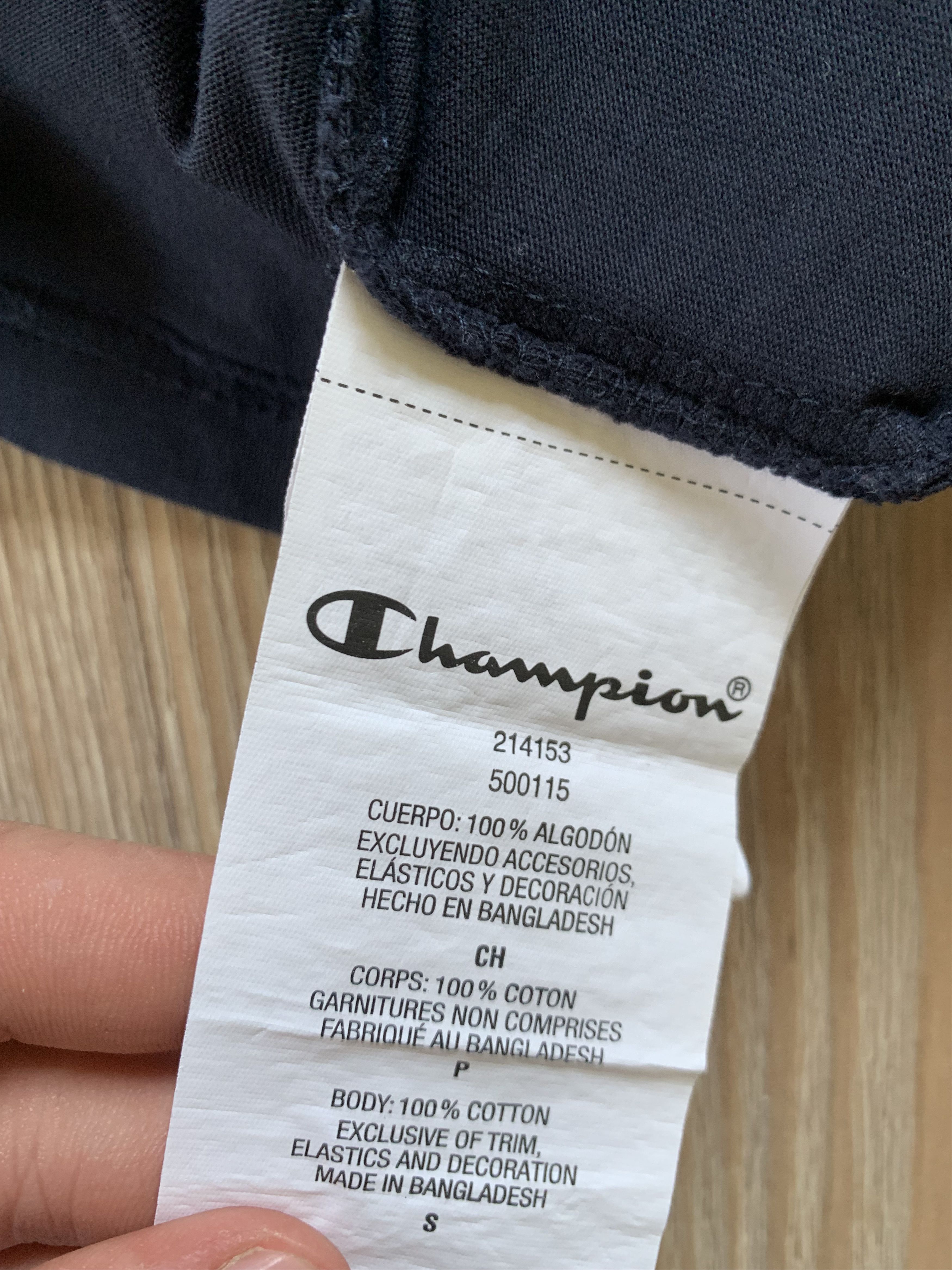 Champion Champion Basic Blue Cotton T-Shirt Size US S / EU 44-46 / 1 - 6 Thumbnail
