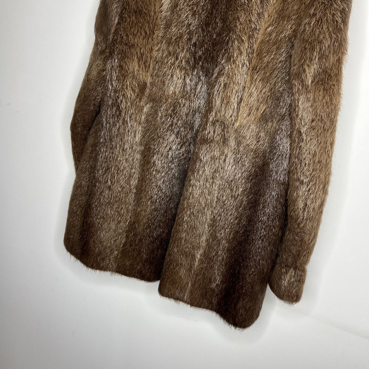 Vintage 90s Vintage Real Rabbit Fur Coat Jacket Heavy Opium Punk Y2K Size M / US 6-8 / IT 42-44 - 7 Thumbnail