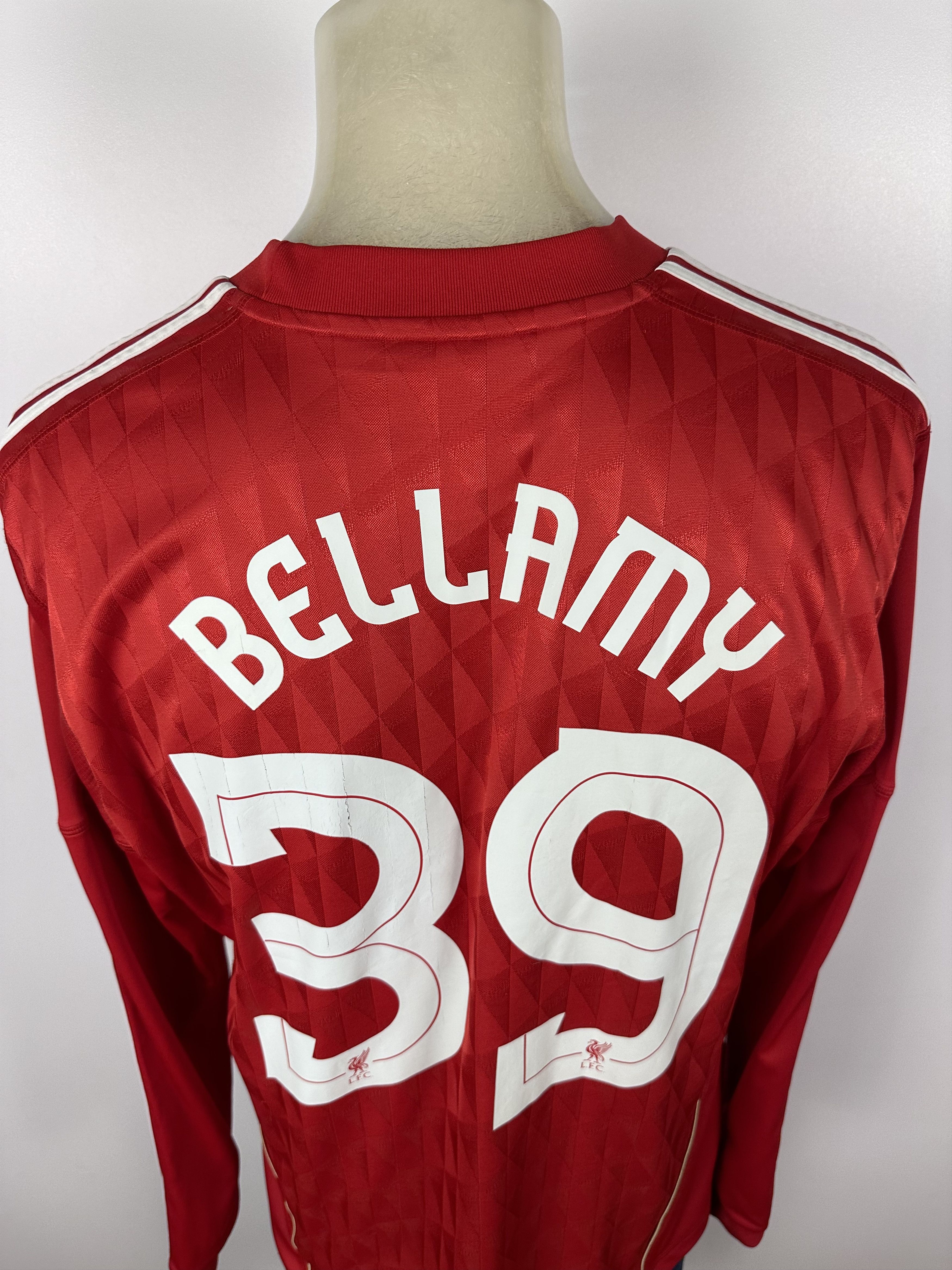 Adidas LIVERPOOL 2010 SHIRT JERSEY LONG SLEEVE ADIDAS #39 BELLAMY Size US L / EU 52-54 / 3 - 2 Thumbnail